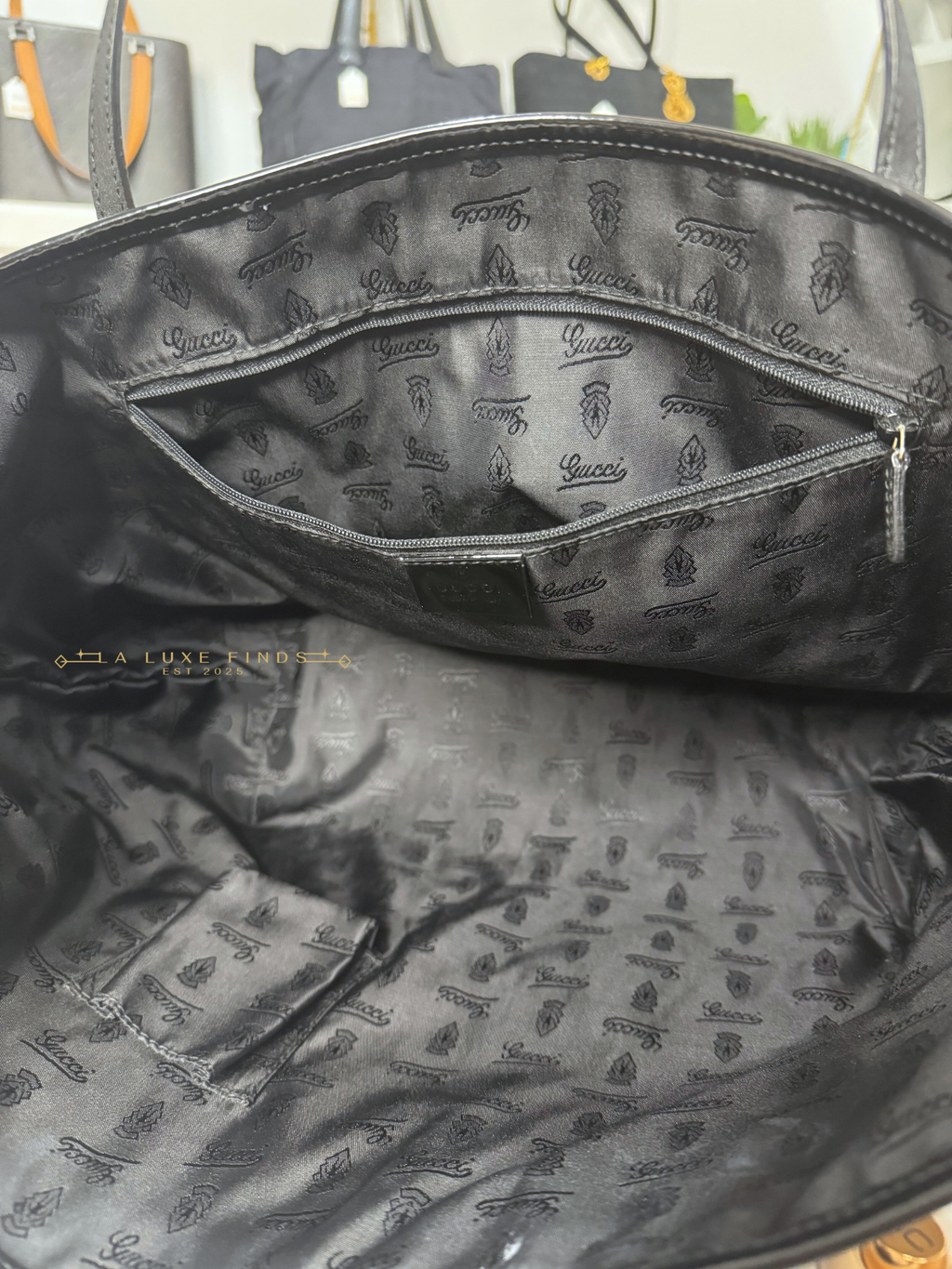 GUCCI GG Canvas Jolie Tote Bag