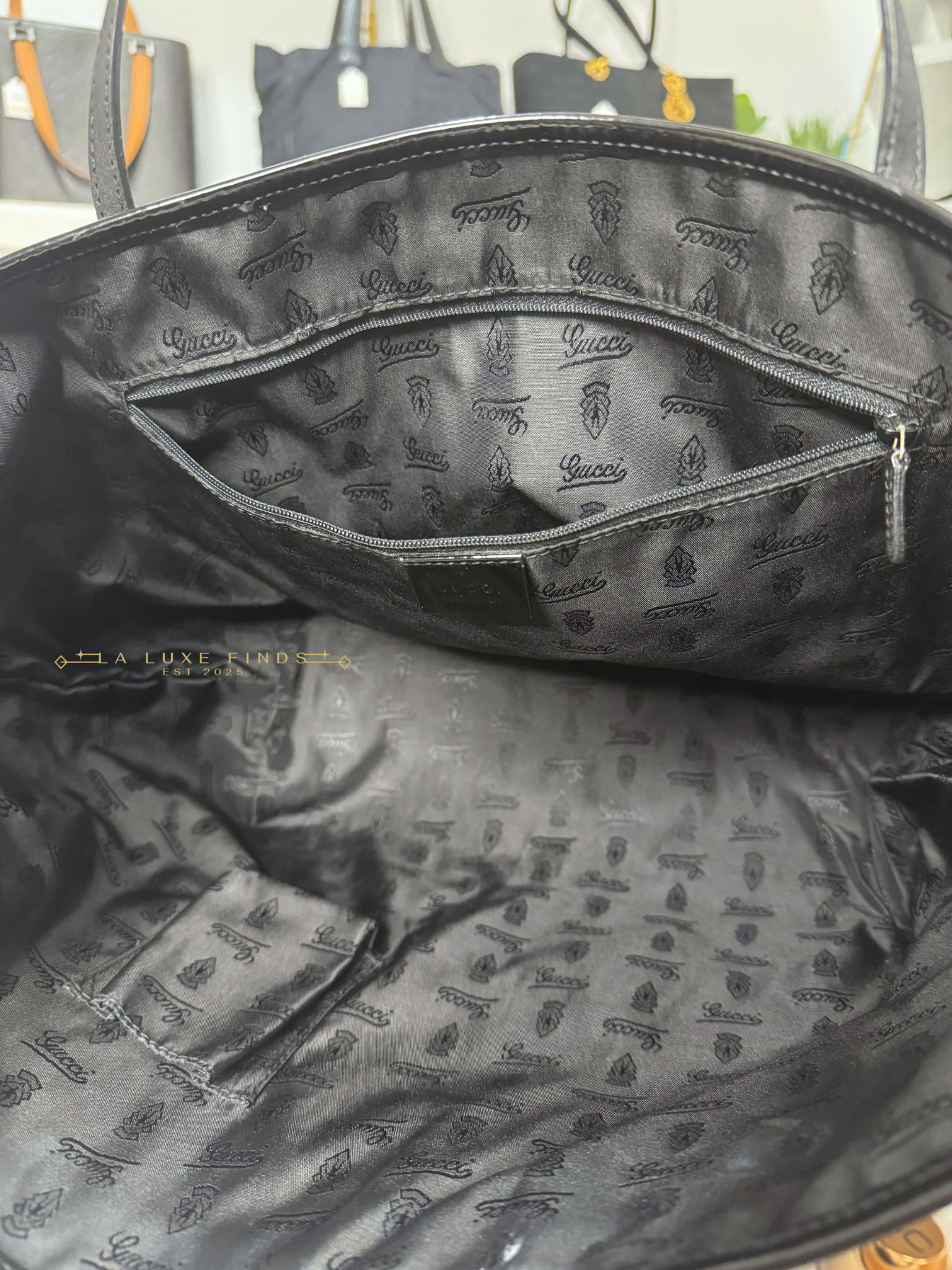 GUCCI GG Canvas Jolie Tote Bag