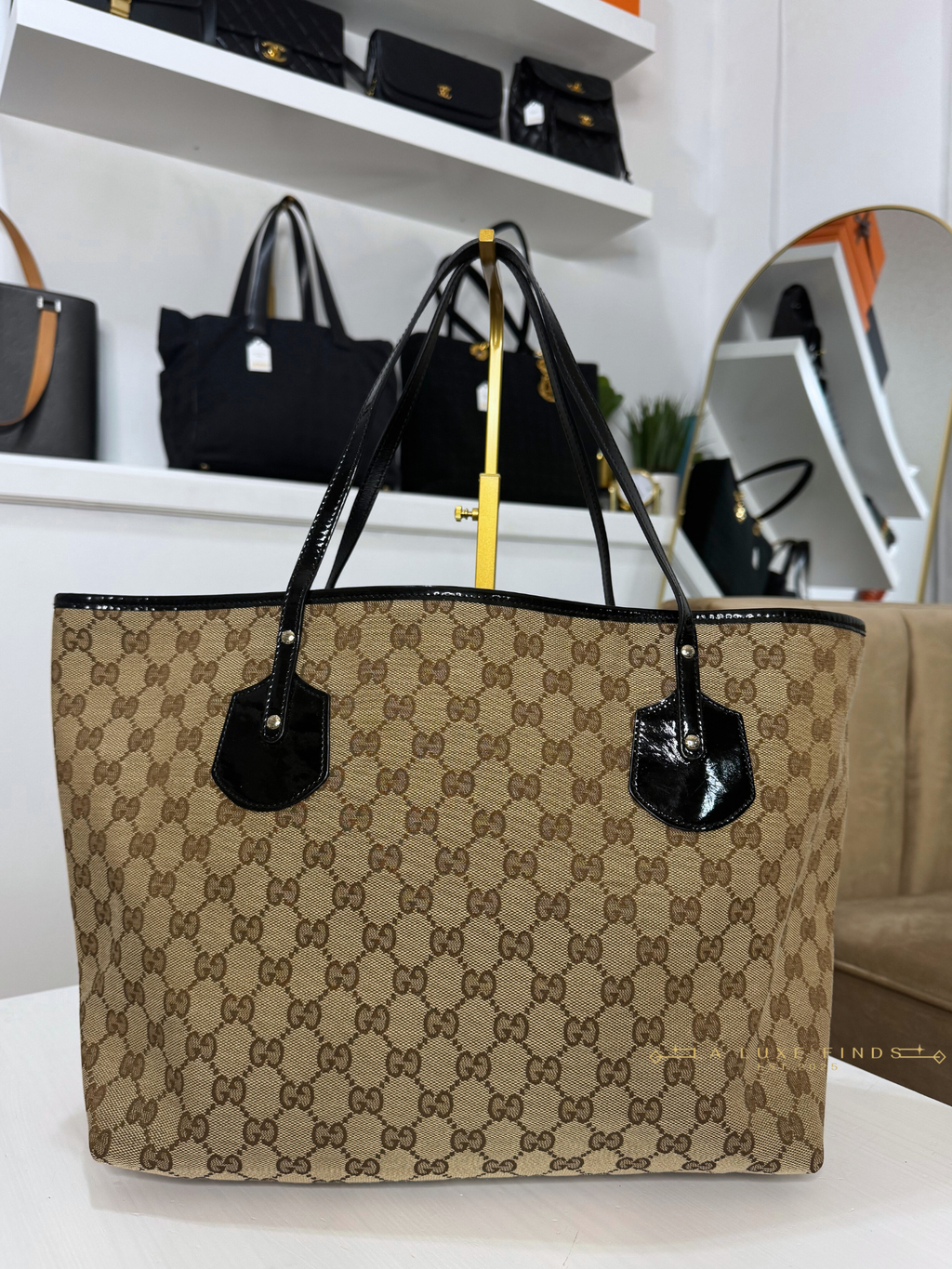 GUCCI GG Canvas Jolie Tote Bag