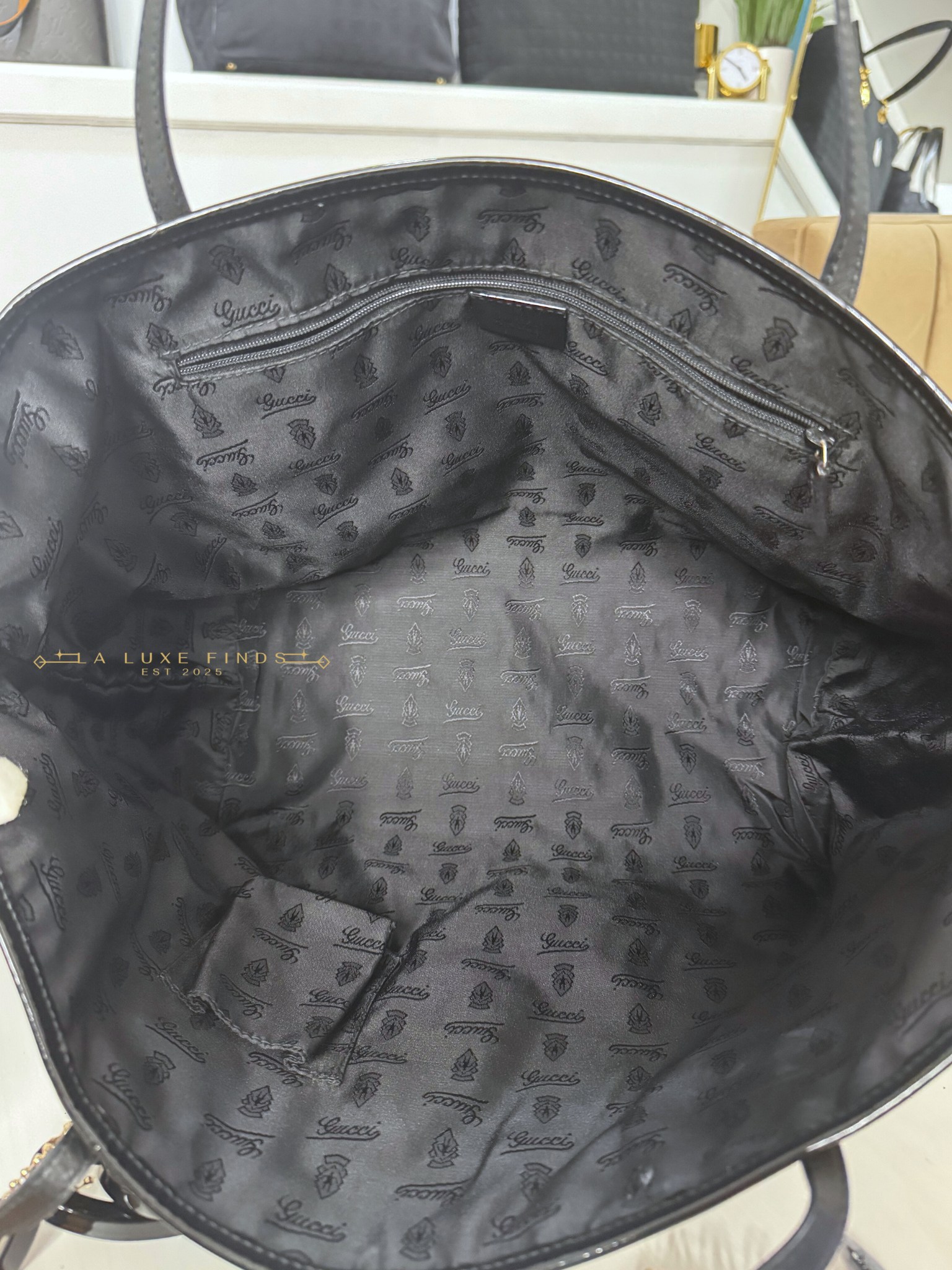 GUCCI GG Canvas Jolie Tote Bag