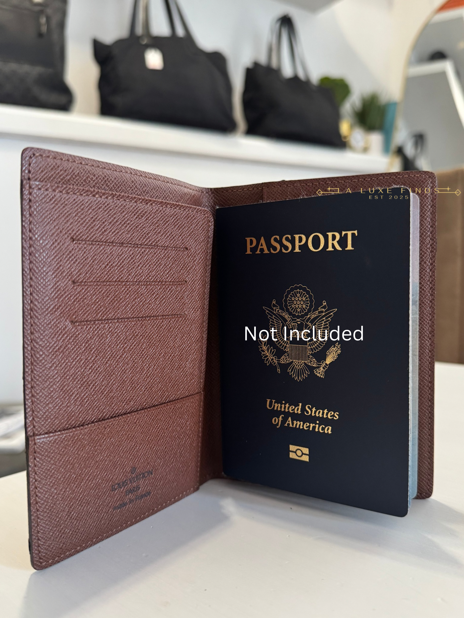 LOUIS VUITTON Monogram Passport Cover