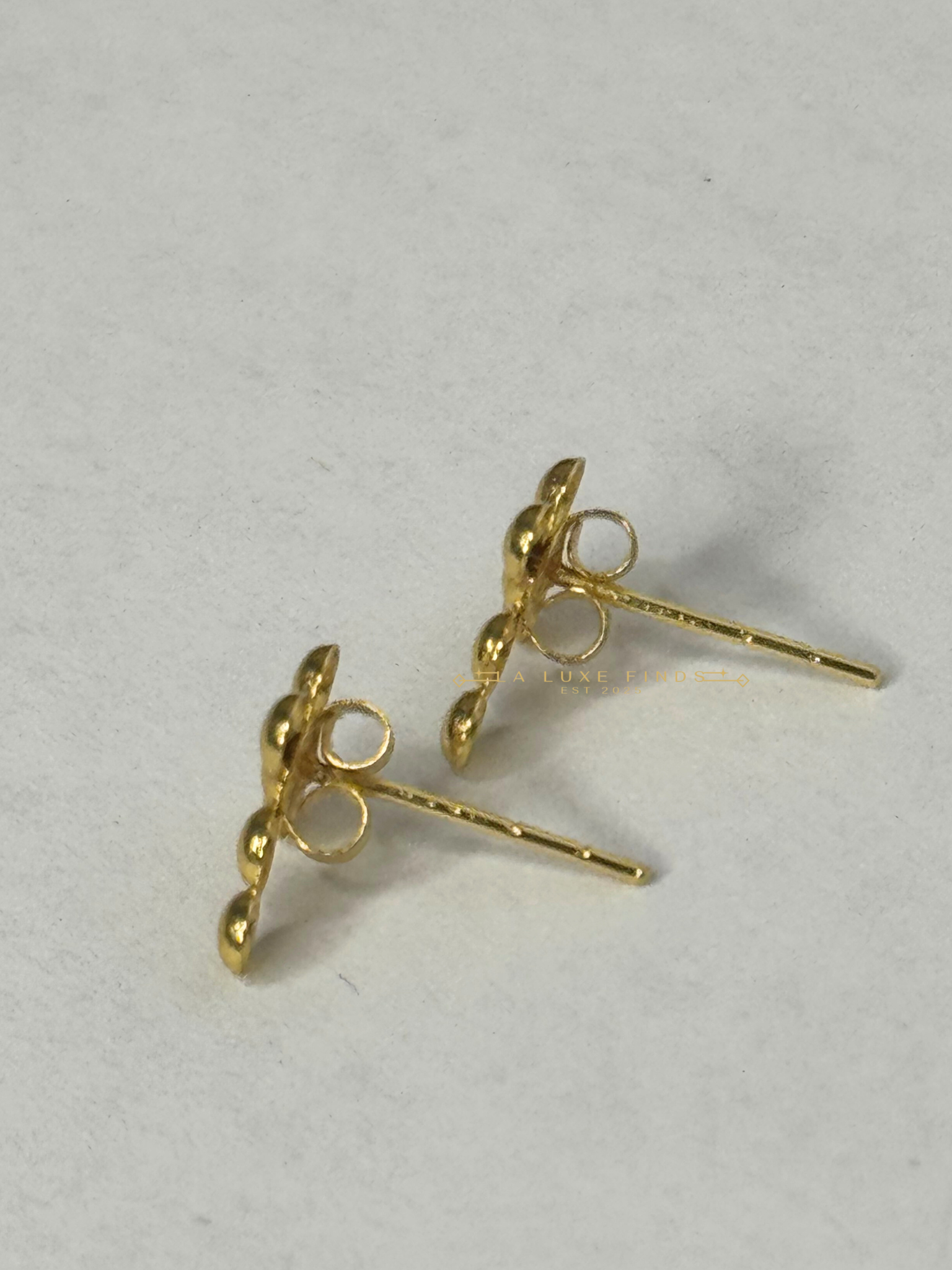 Brand New Lightweight Bubble Cross Necklace and Earrings Set