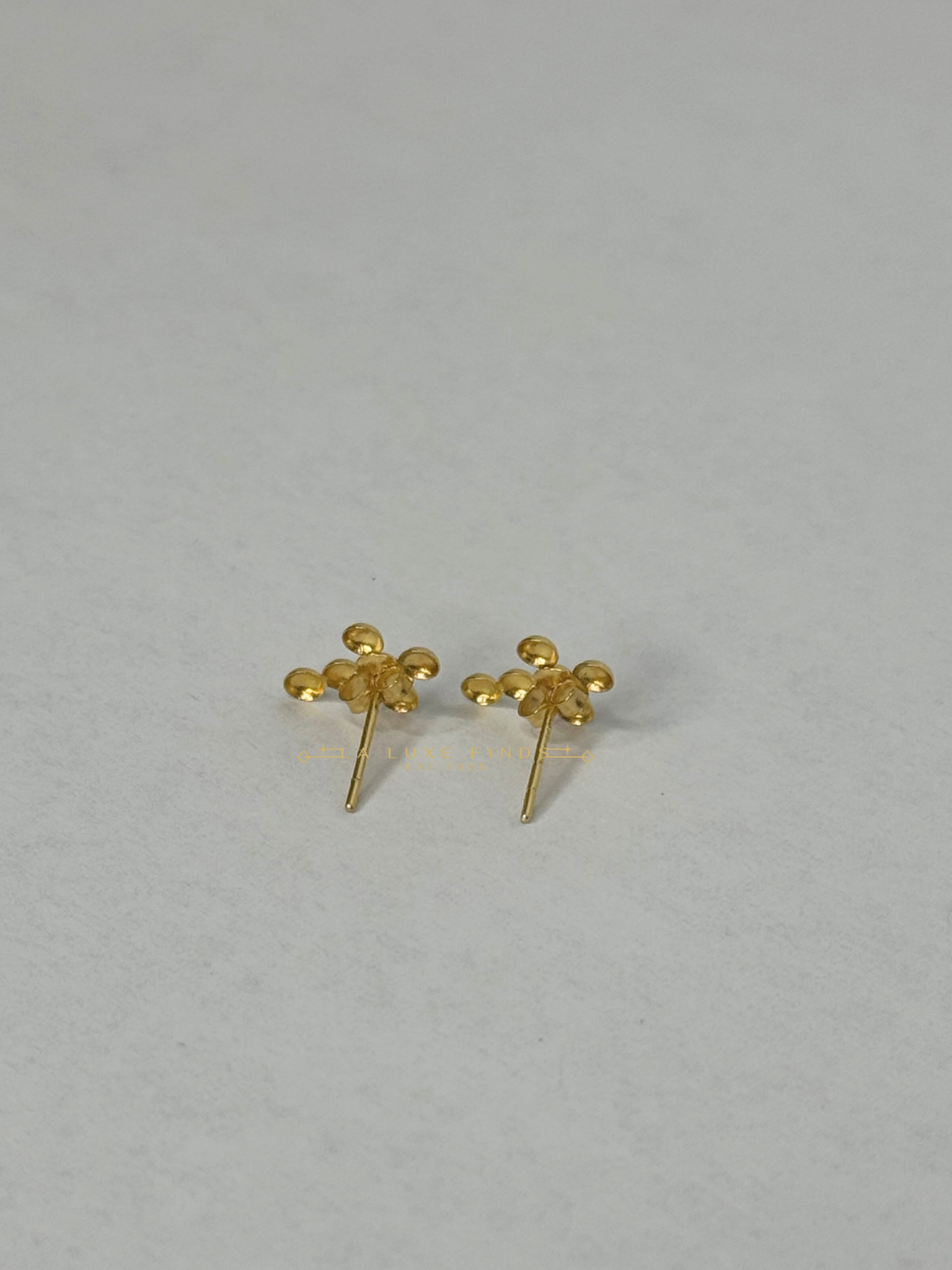 Brand New Lightweight Bubble Cross Necklace and Earrings Set