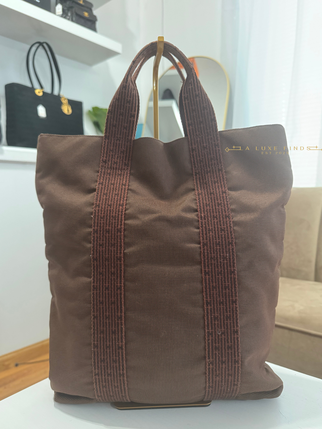 Hermes Toile Herline Tote Bag