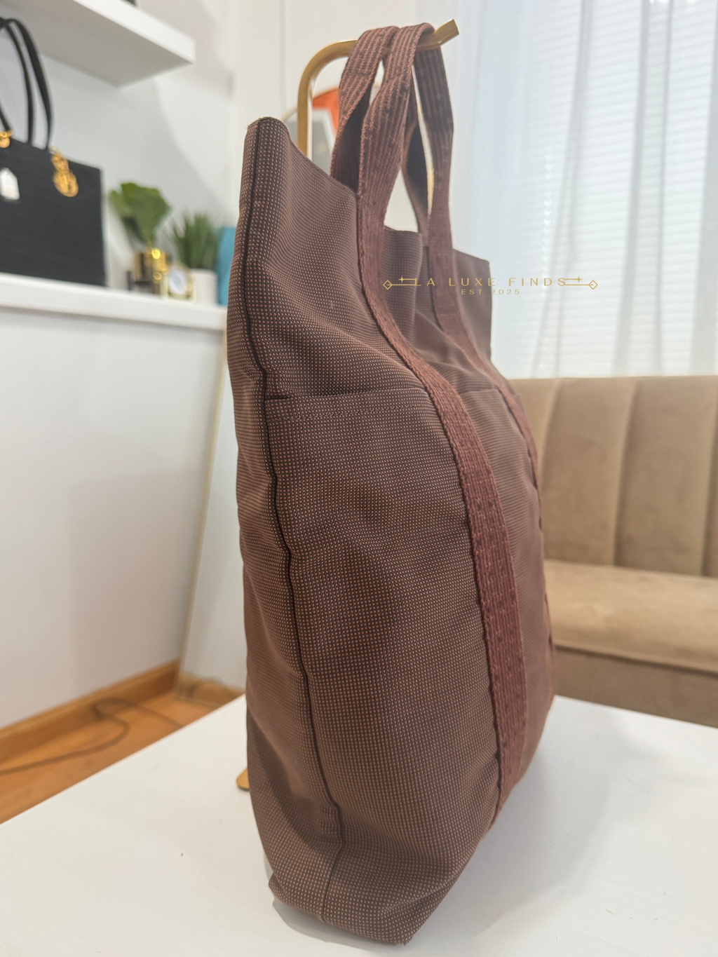 Hermes Toile Herline Tote Bag