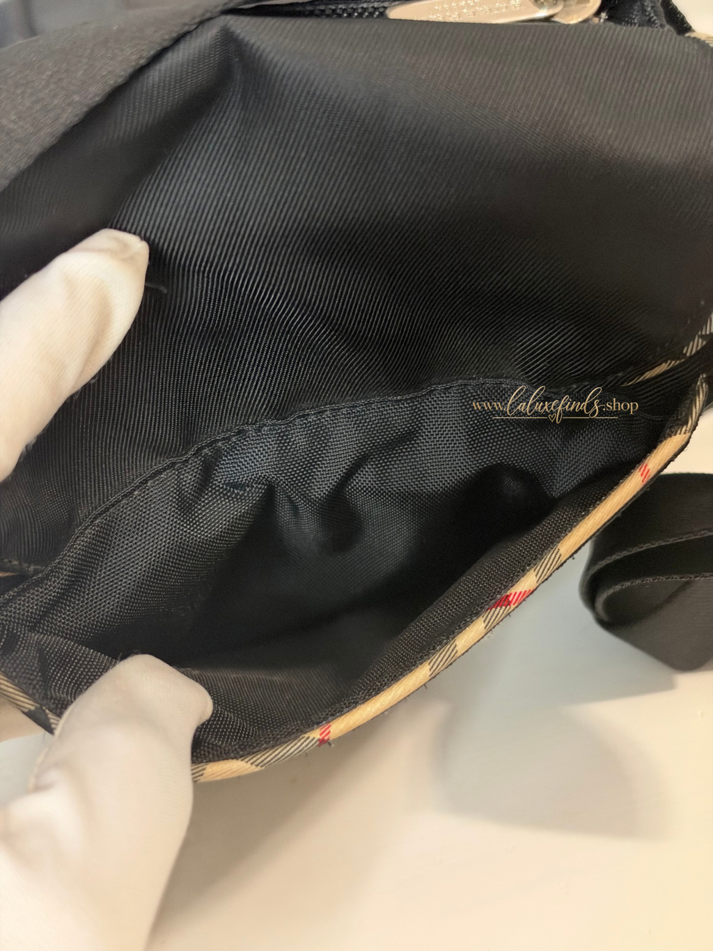 BURBERRY BL Nylon Novacheck Crossbody Bag