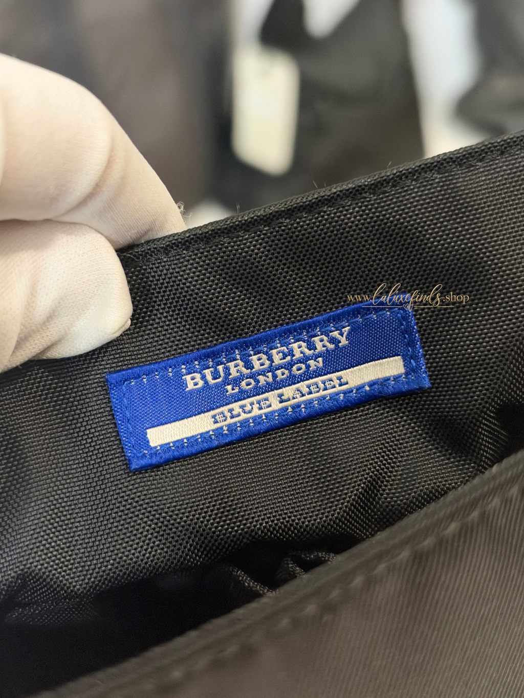 BURBERRY BL Nylon Novacheck Crossbody Bag
