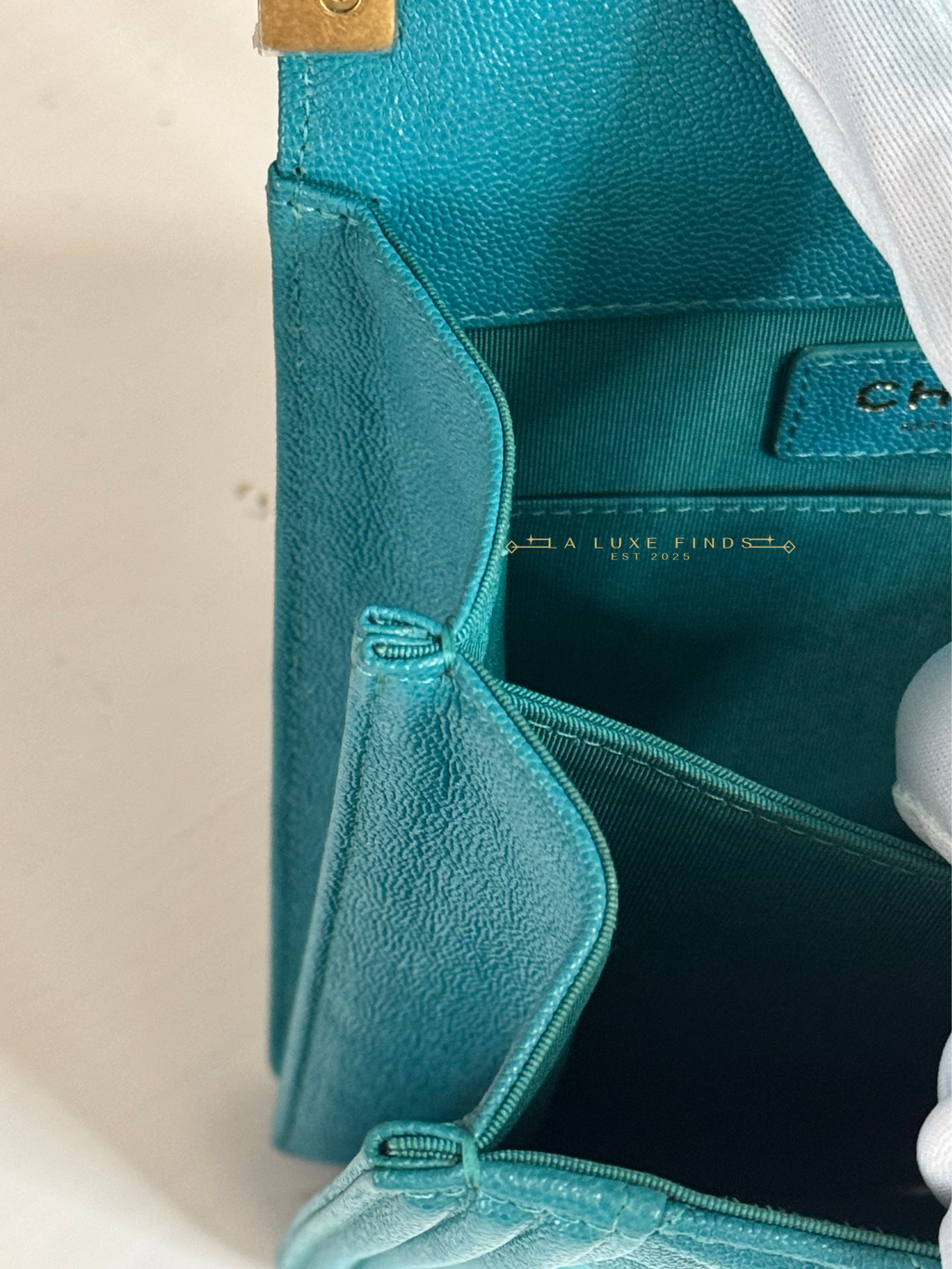 CHANEL 2019 Caviar Quilted North South Boy Flap Bag