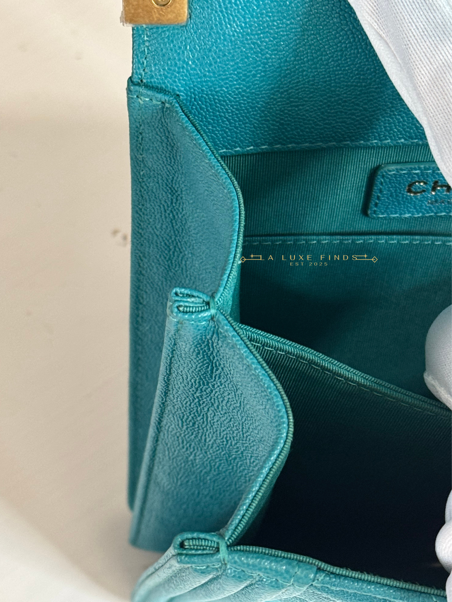 CHANEL 2019 Caviar Quilted North South Boy Flap Bag