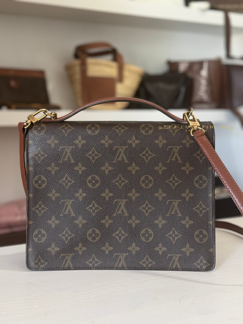 Louis Vuitton 1990 Monogram Monceau 28