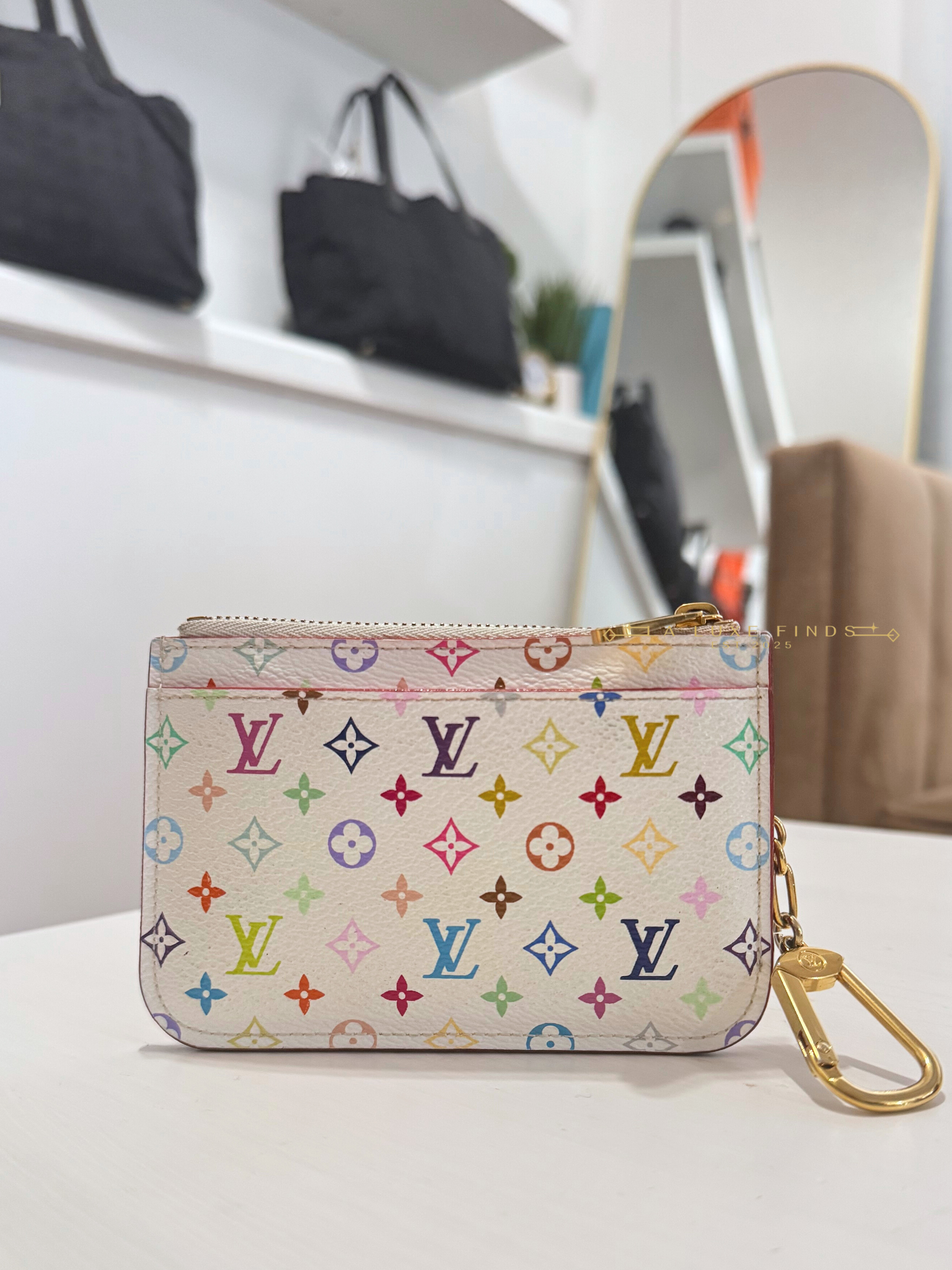 LOUIS VUITTON Monogram Multicolor Key Cles