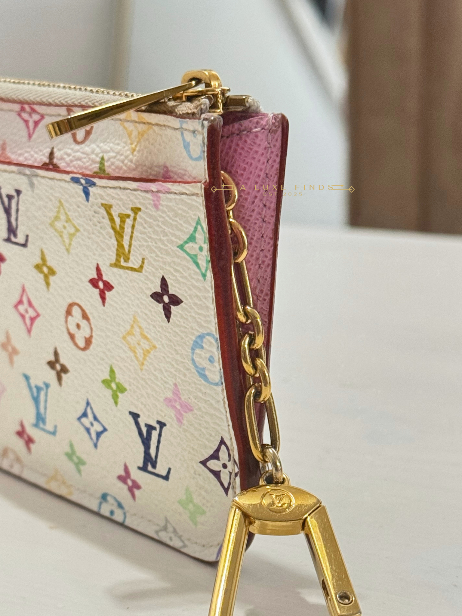 LOUIS VUITTON Monogram Multicolor Key Cles