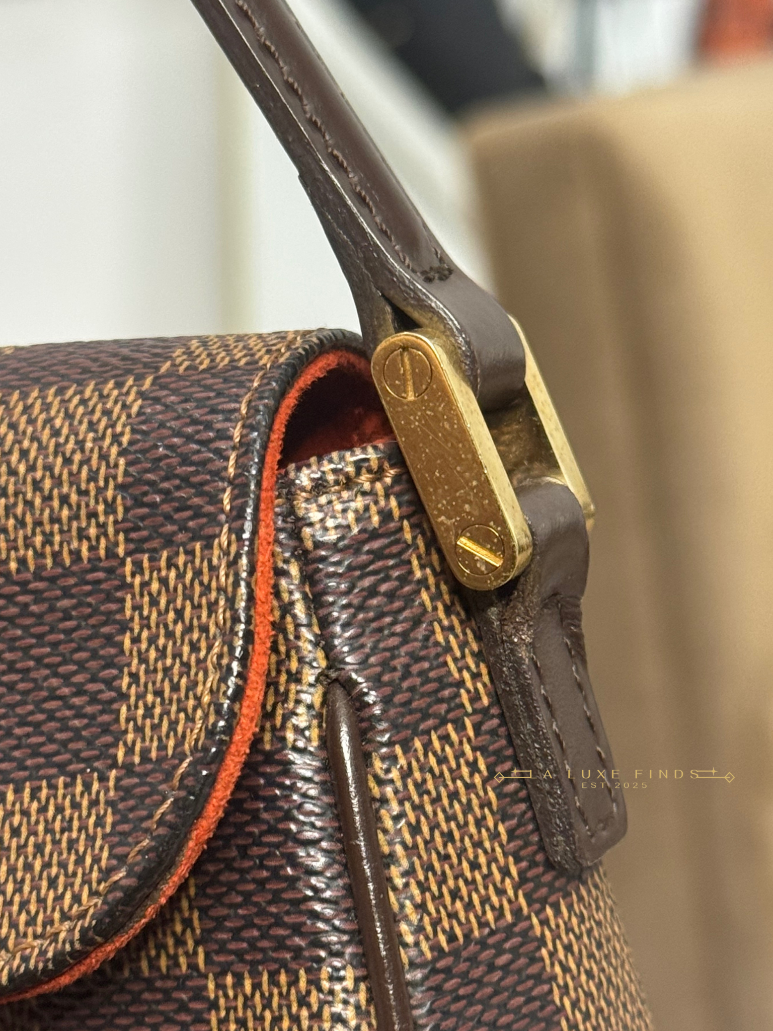 LOUIS VUITTON Damier Ebene Recoleta