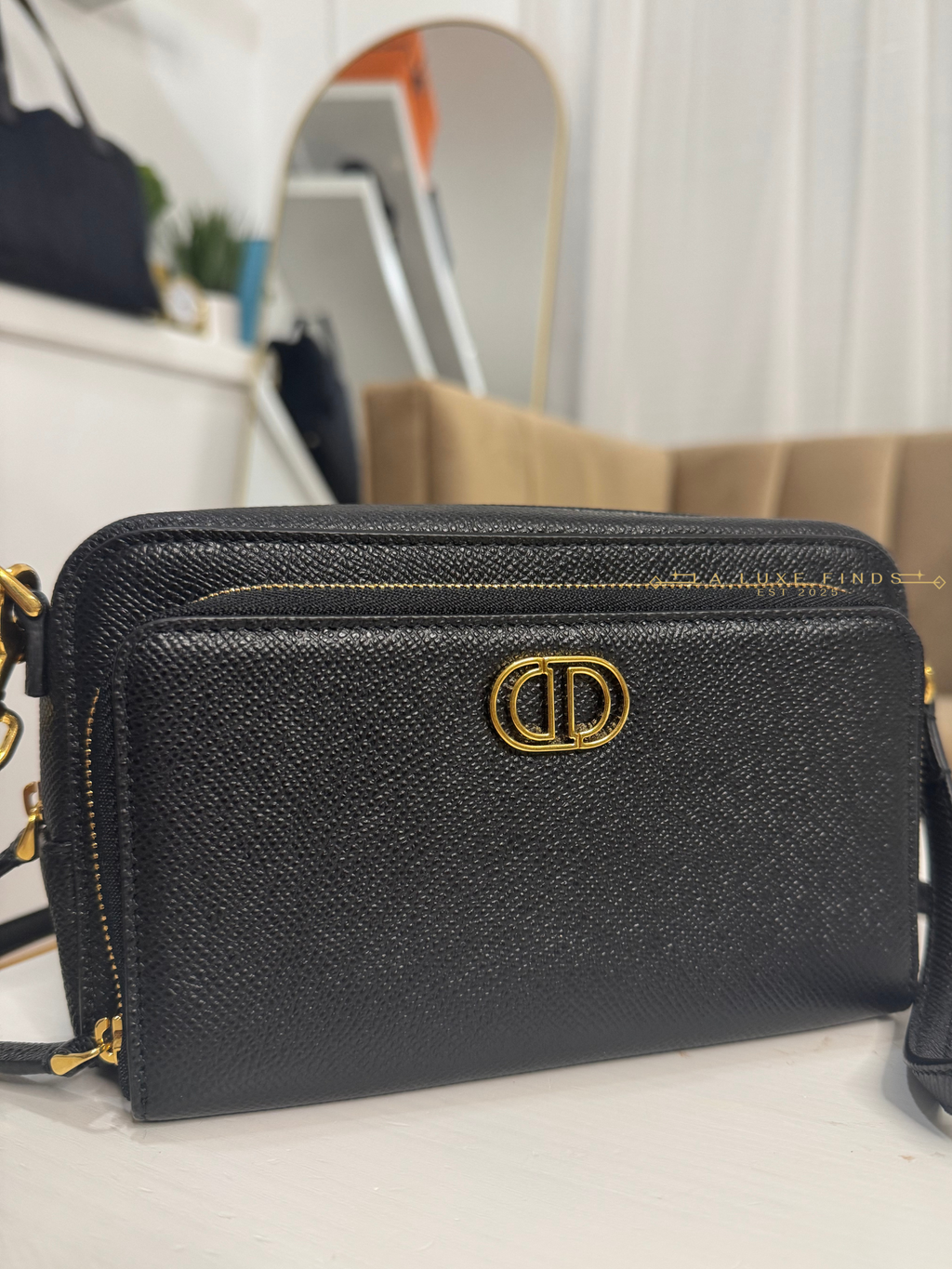 DIOR Caro Double Pouch Crossbody