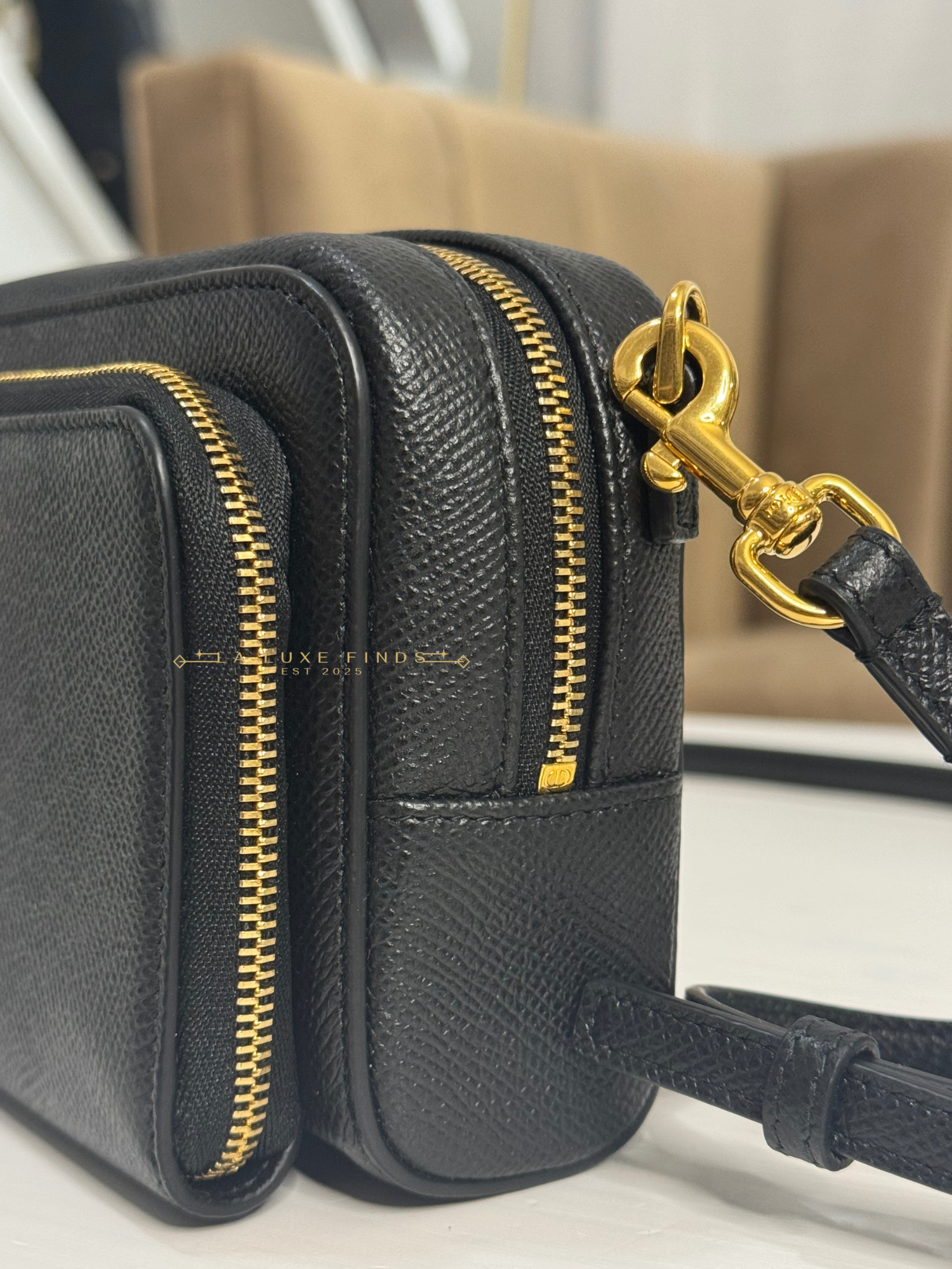 DIOR Caro Double Pouch Crossbody
