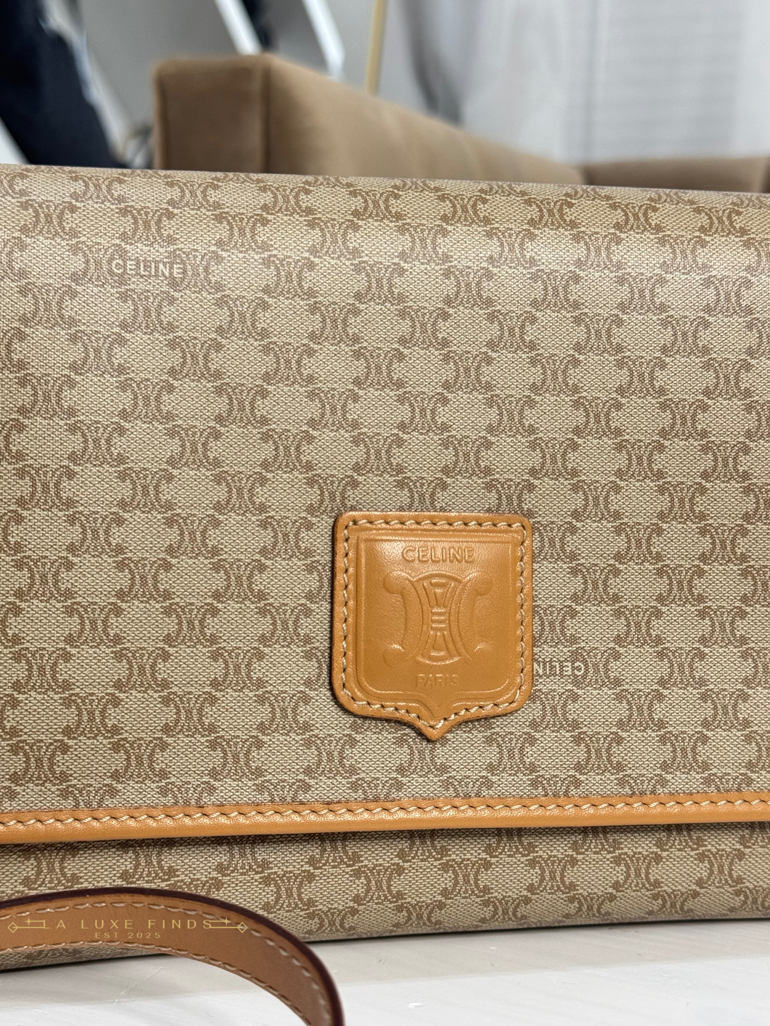 CELINE Macadam Crossbody Bag