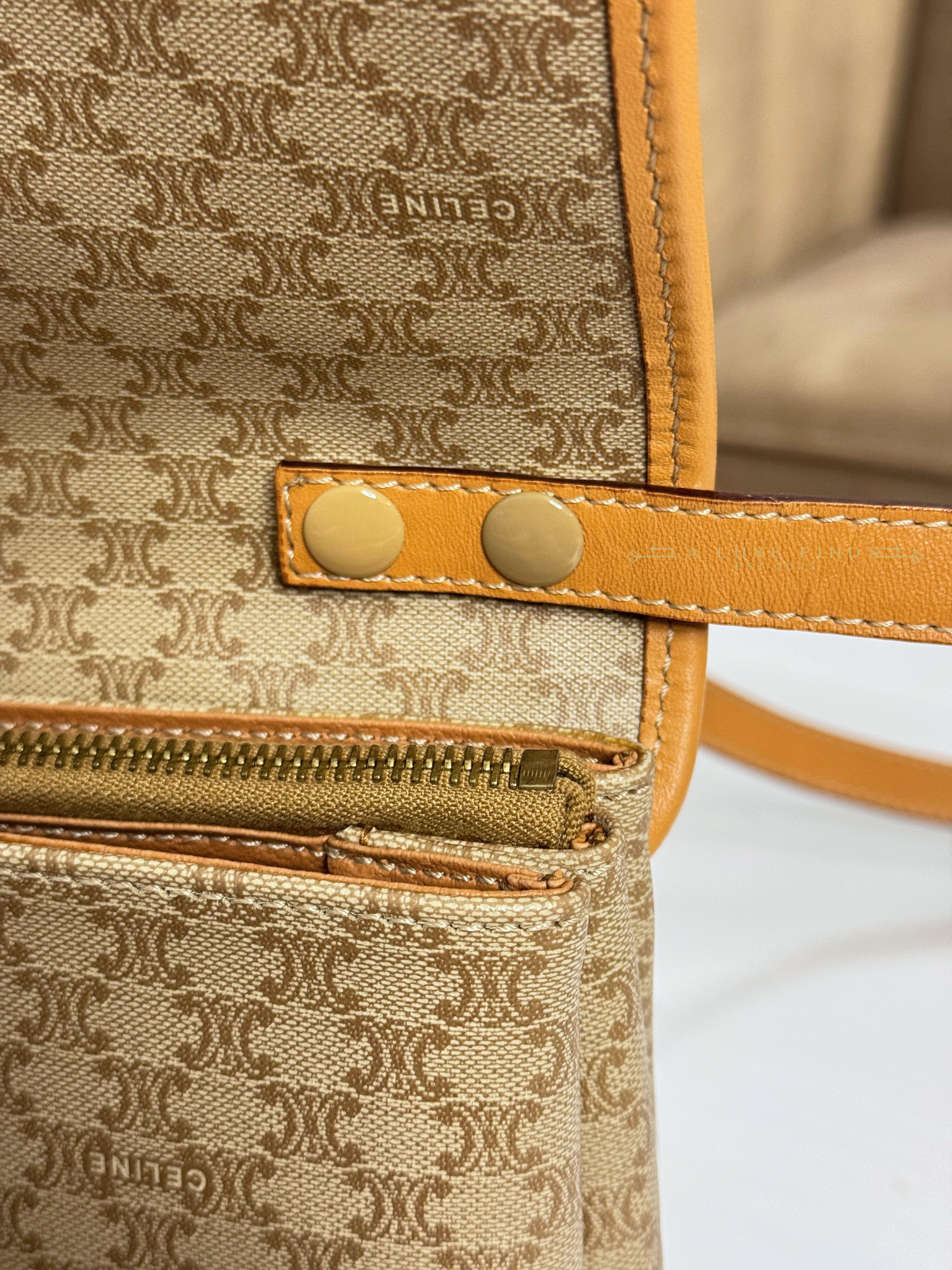 CELINE Macadam Crossbody Bag