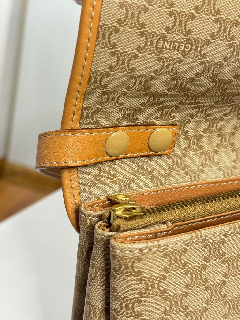 CELINE Macadam Crossbody Bag