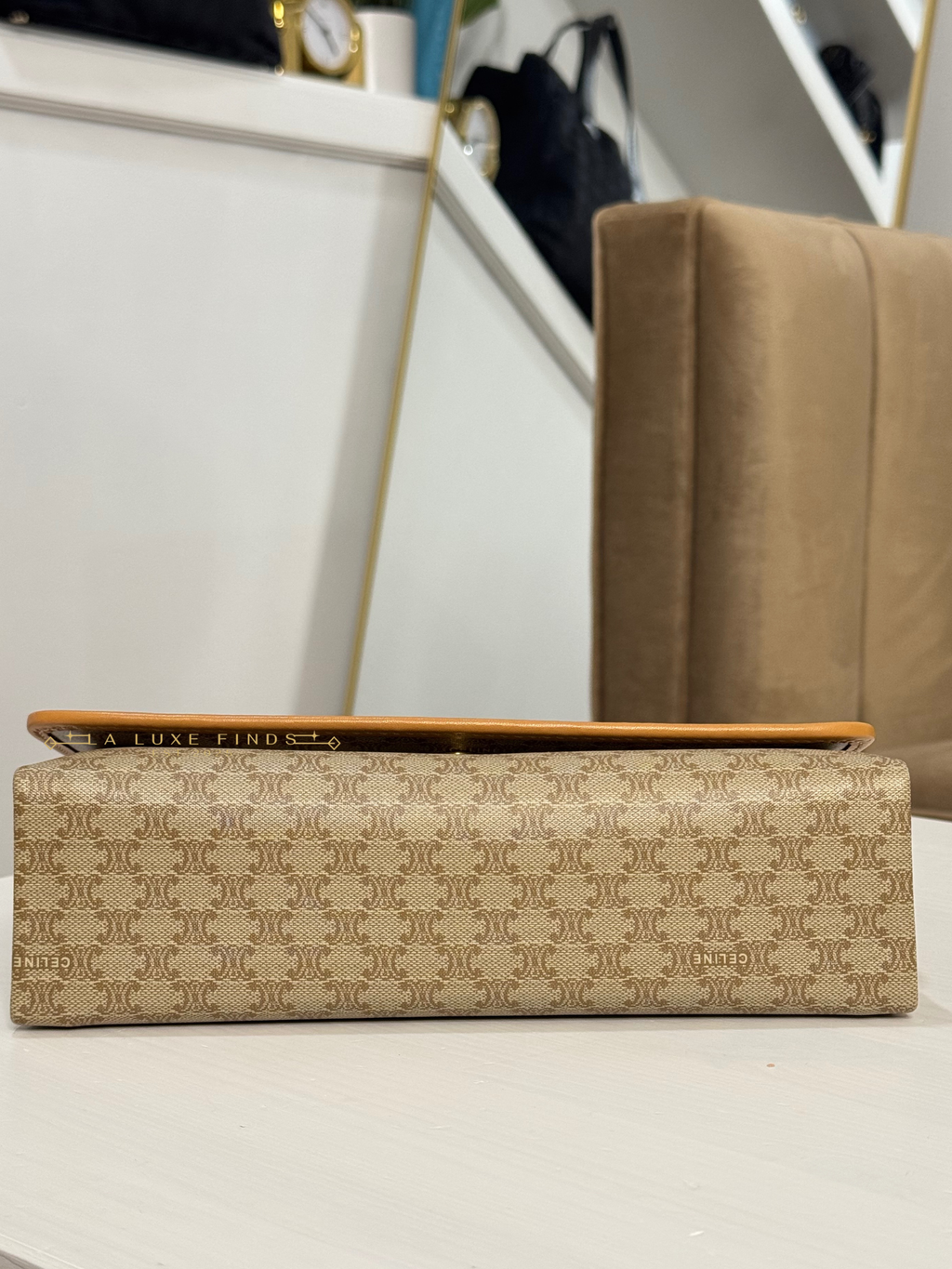 CELINE Macadam Crossbody Bag