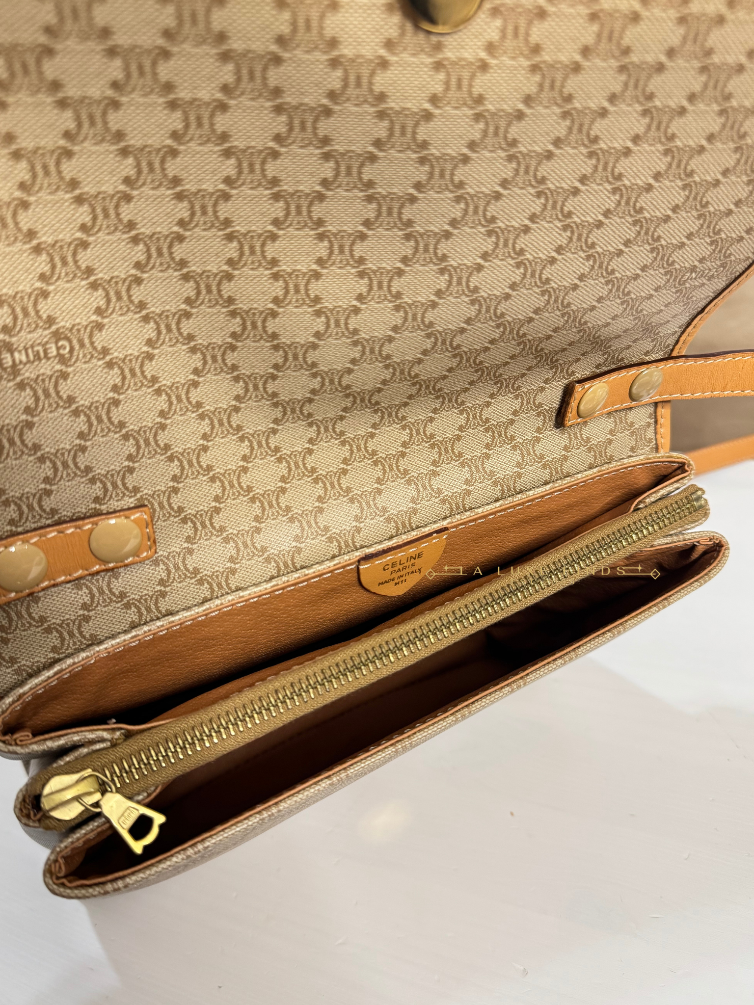 CELINE Macadam Crossbody Bag