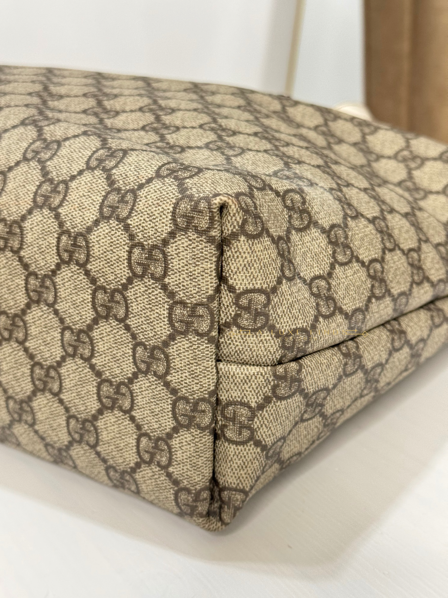 GUCCI Plus Tote Coated Canvas