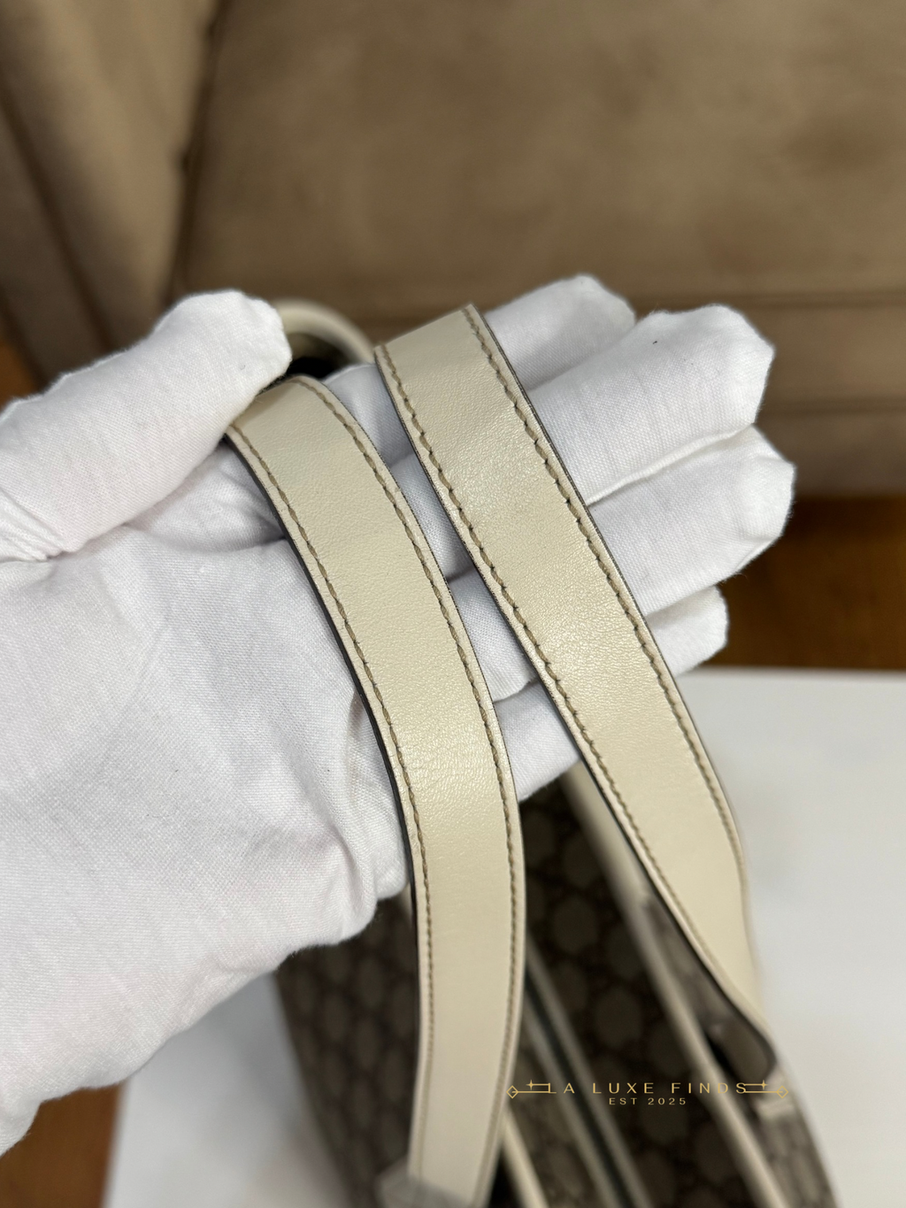 GUCCI Plus Tote Coated Canvas