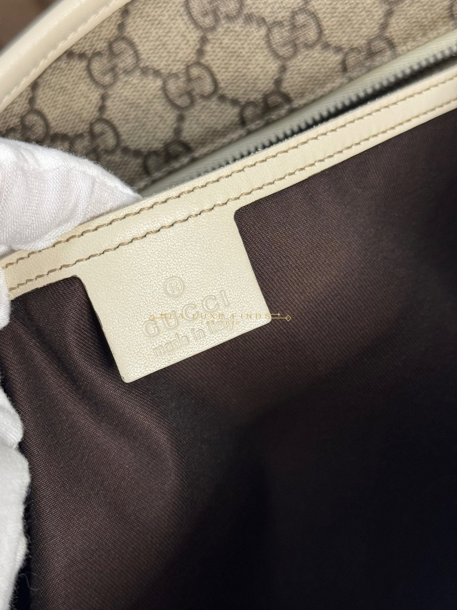 GUCCI Plus Tote Coated Canvas