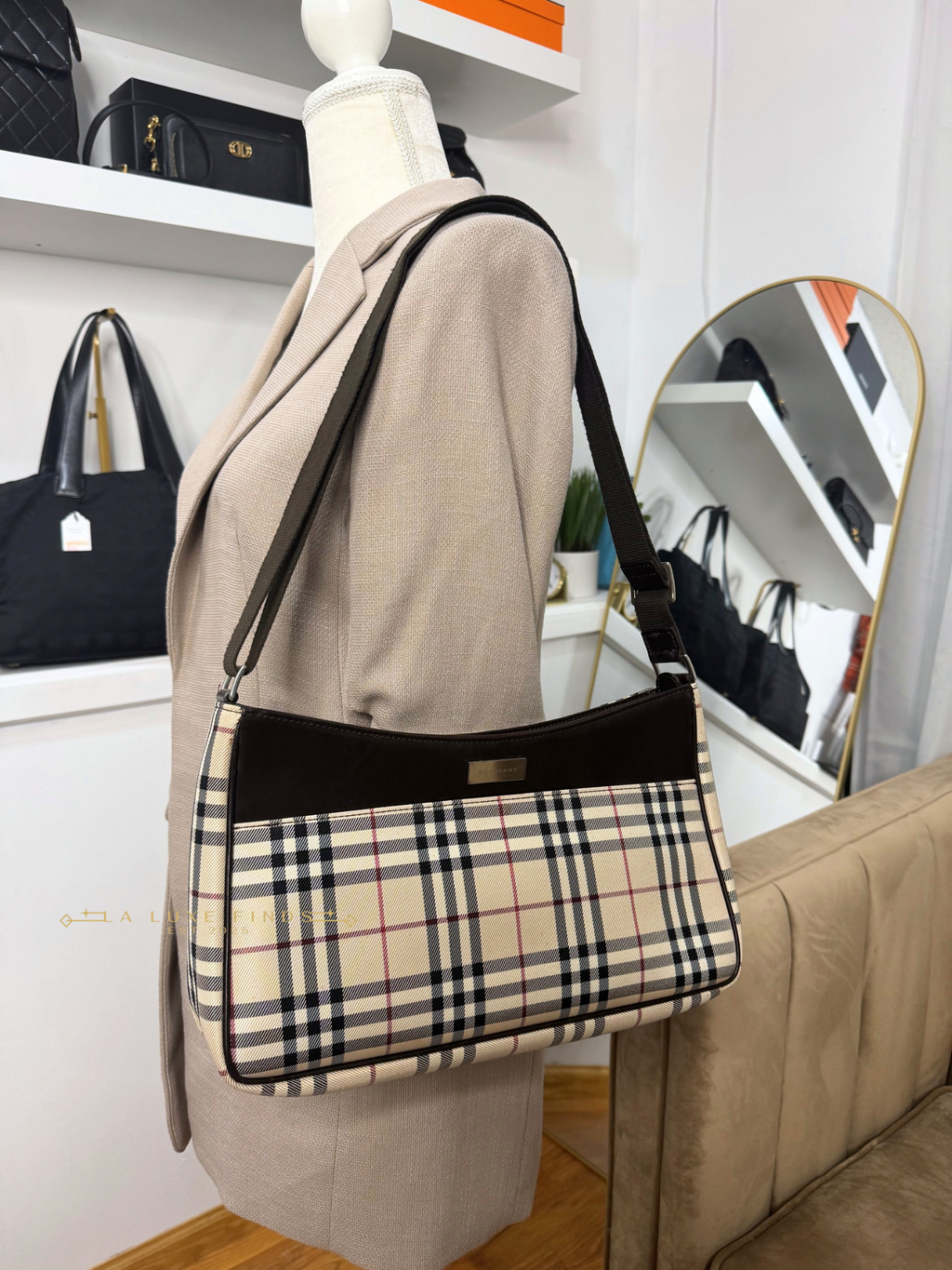 BURBERRY Nova Check Crossbody