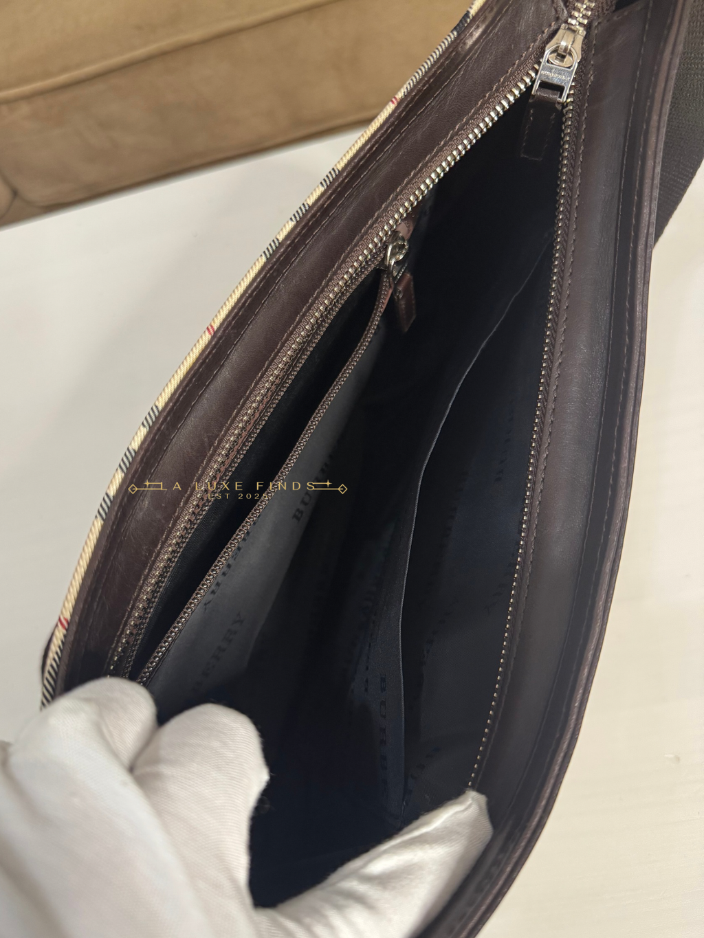 BURBERRY Nova Check Crossbody