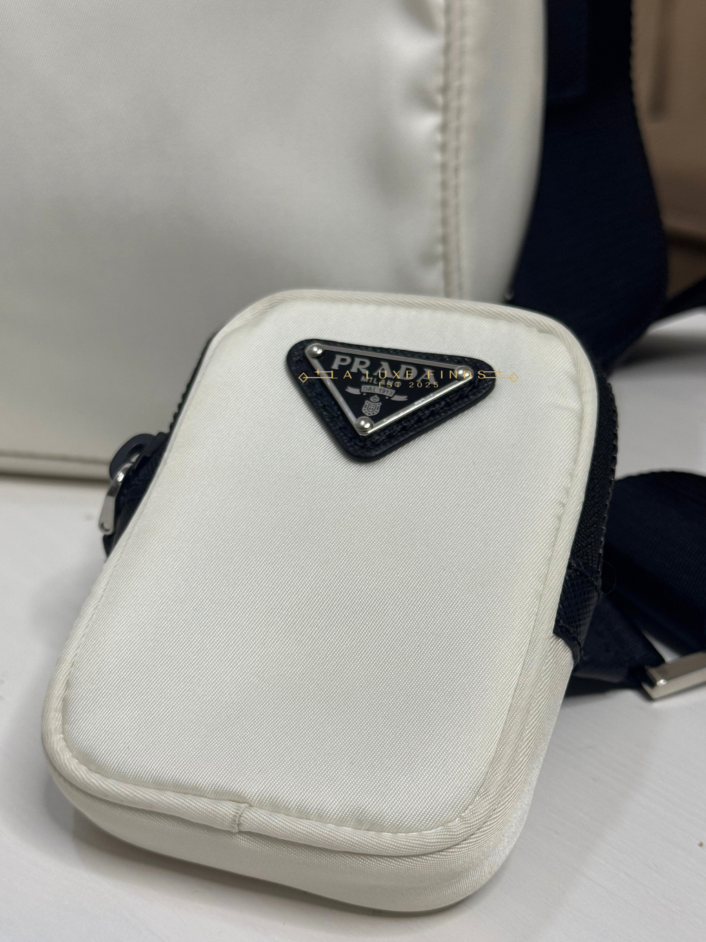 PRADA Re-Nylon Crossbody with Key Pouch