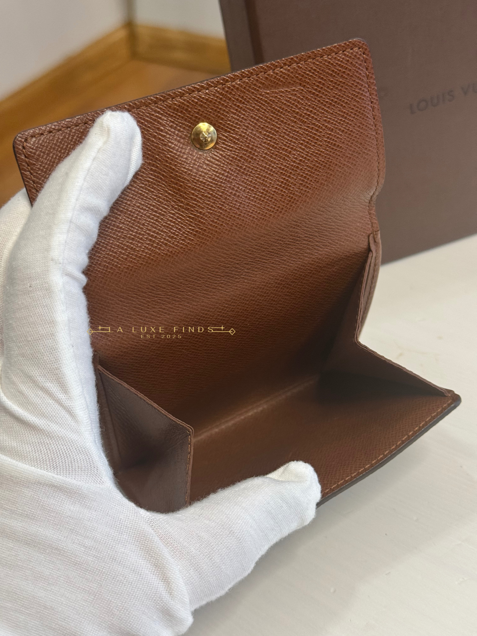 LOUIS VUITTON Monogram Elise Trifold Wallet