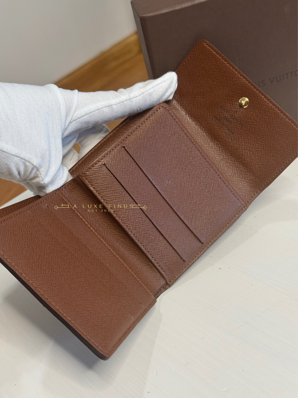 LOUIS VUITTON Monogram Elise Trifold Wallet