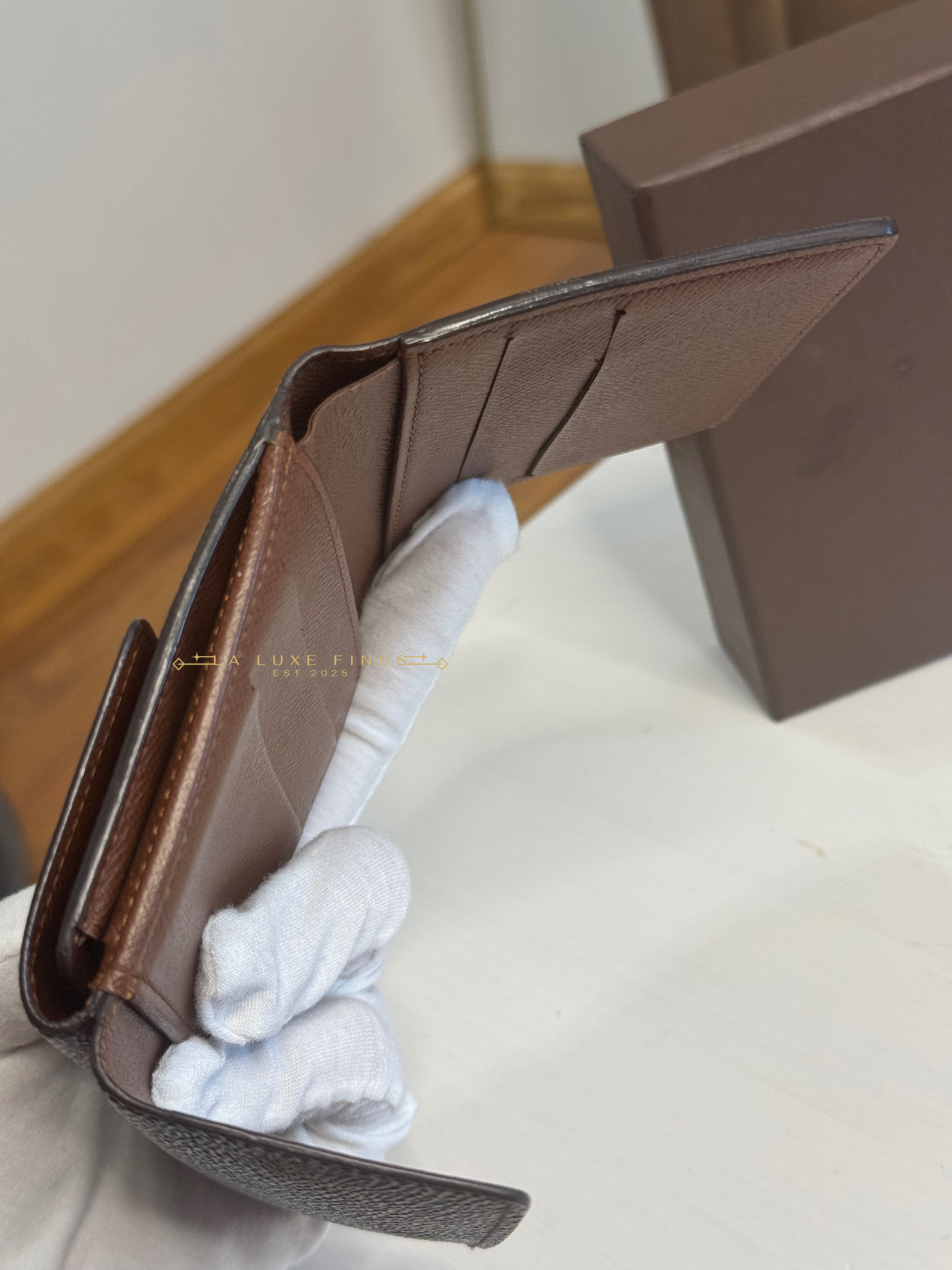 LOUIS VUITTON Monogram Elise Trifold Wallet