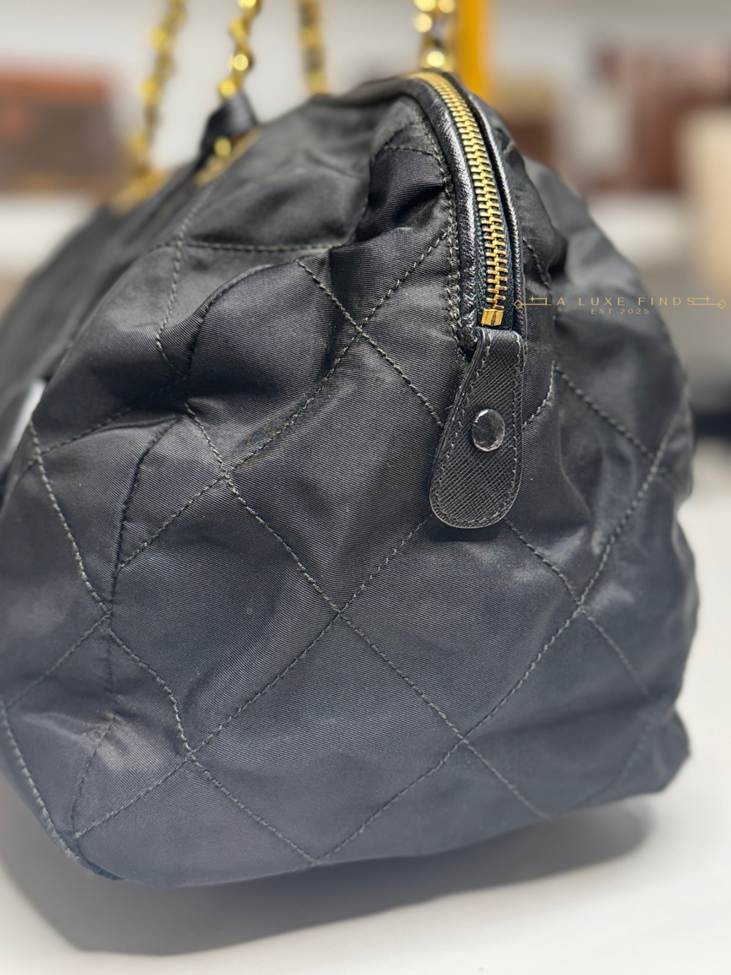 PRADA Chain Boston Bag