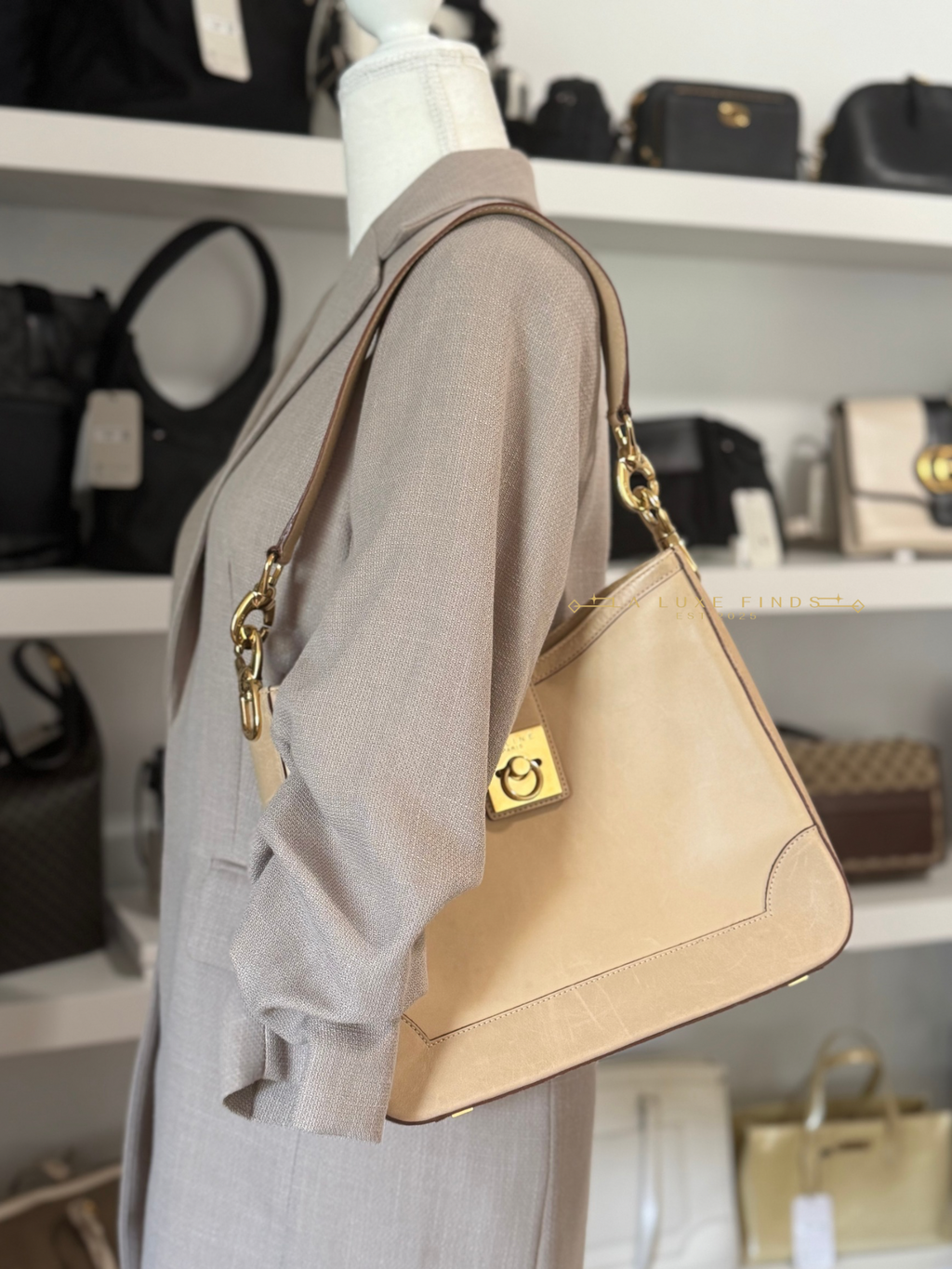 CELINE Gancini Shoulder Bag