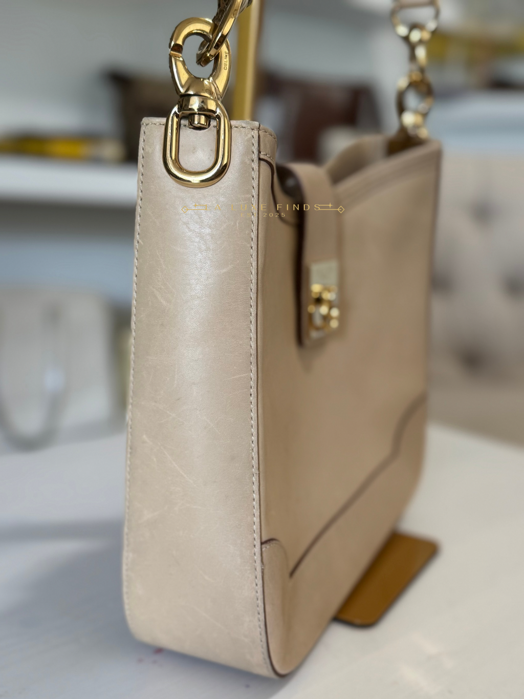 CELINE Gancini Shoulder Bag