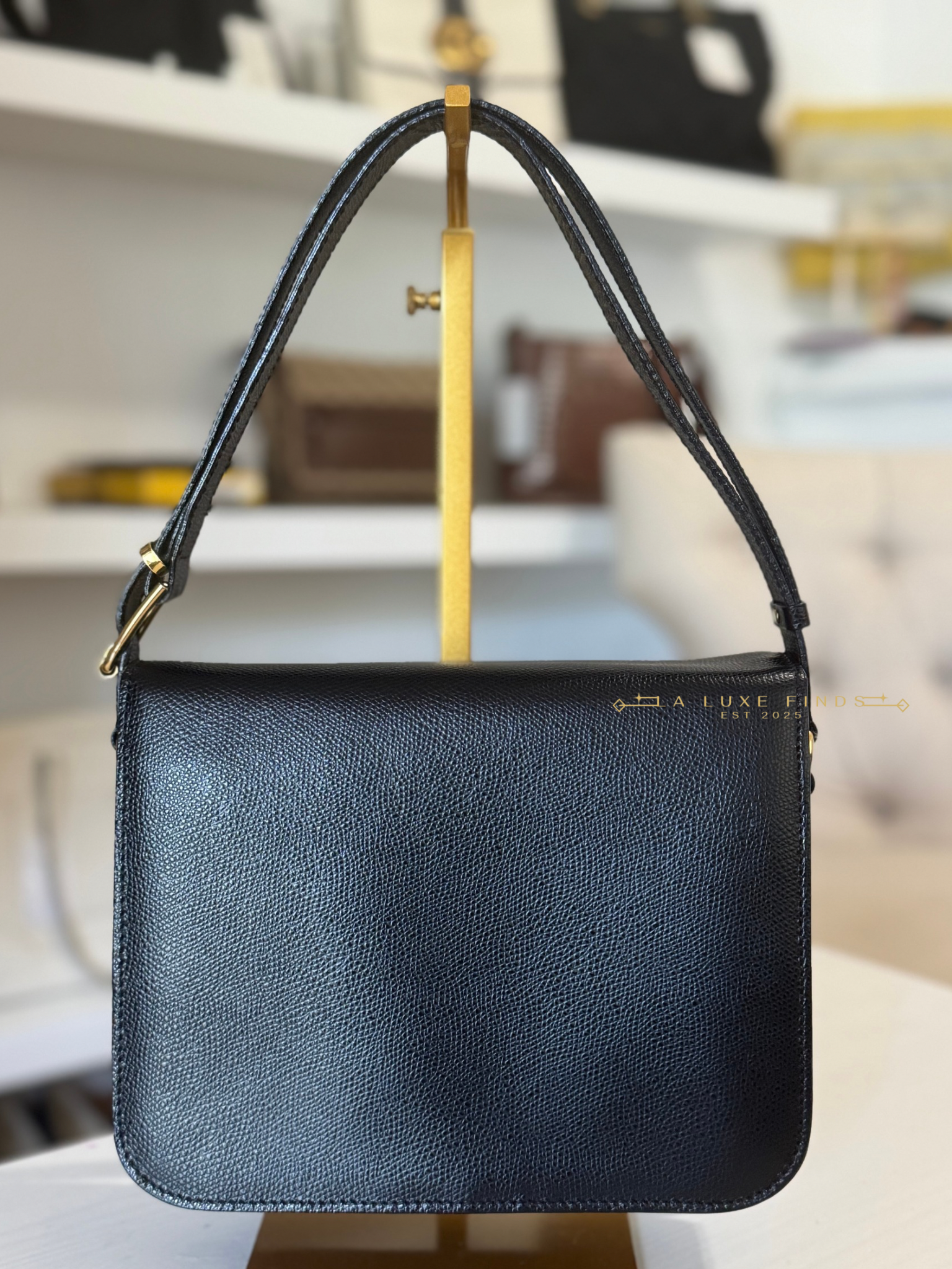 CELINE Twistlock Shoulder Bag