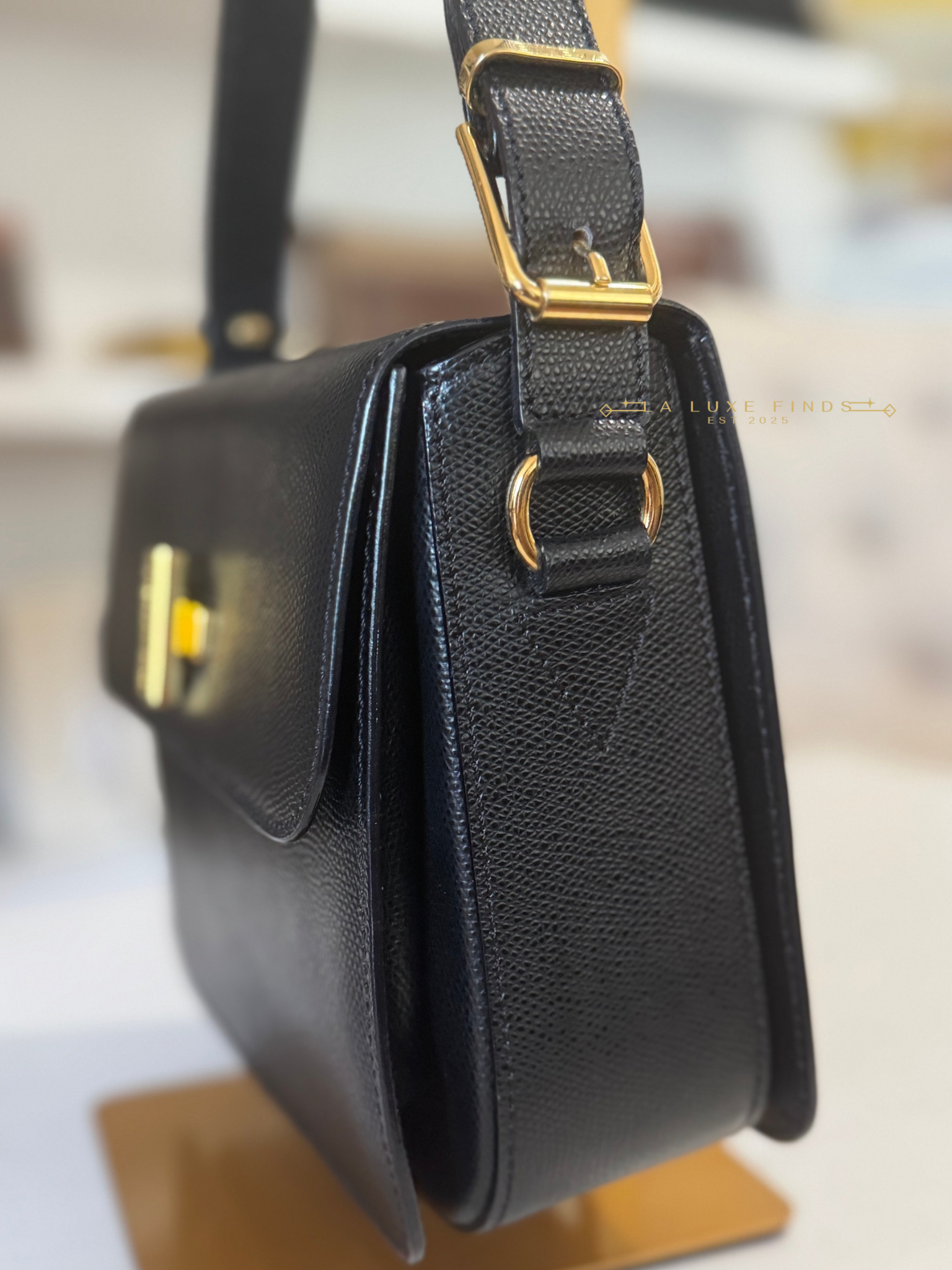 CELINE Twistlock Shoulder Bag