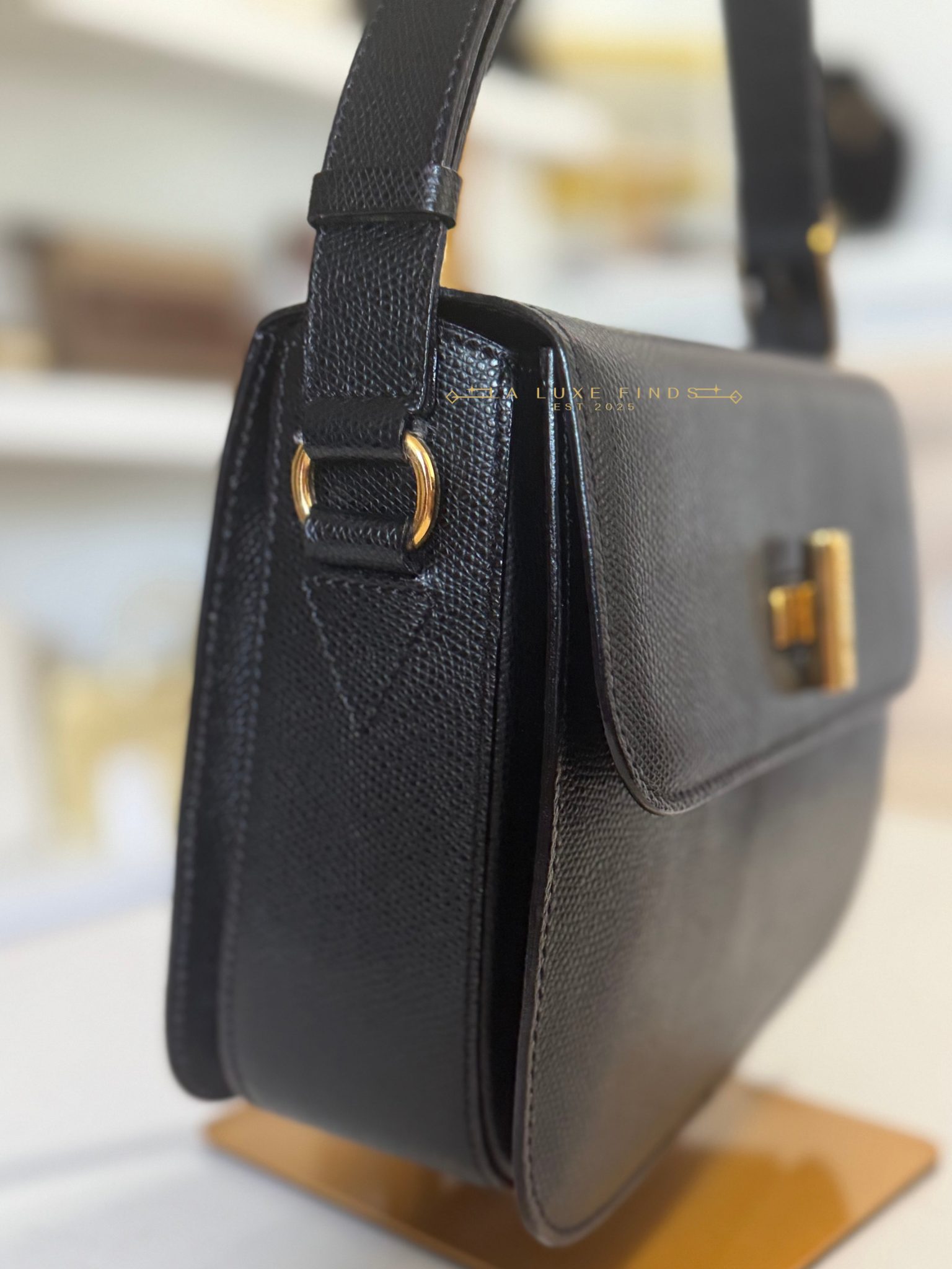 CELINE Twistlock Shoulder Bag