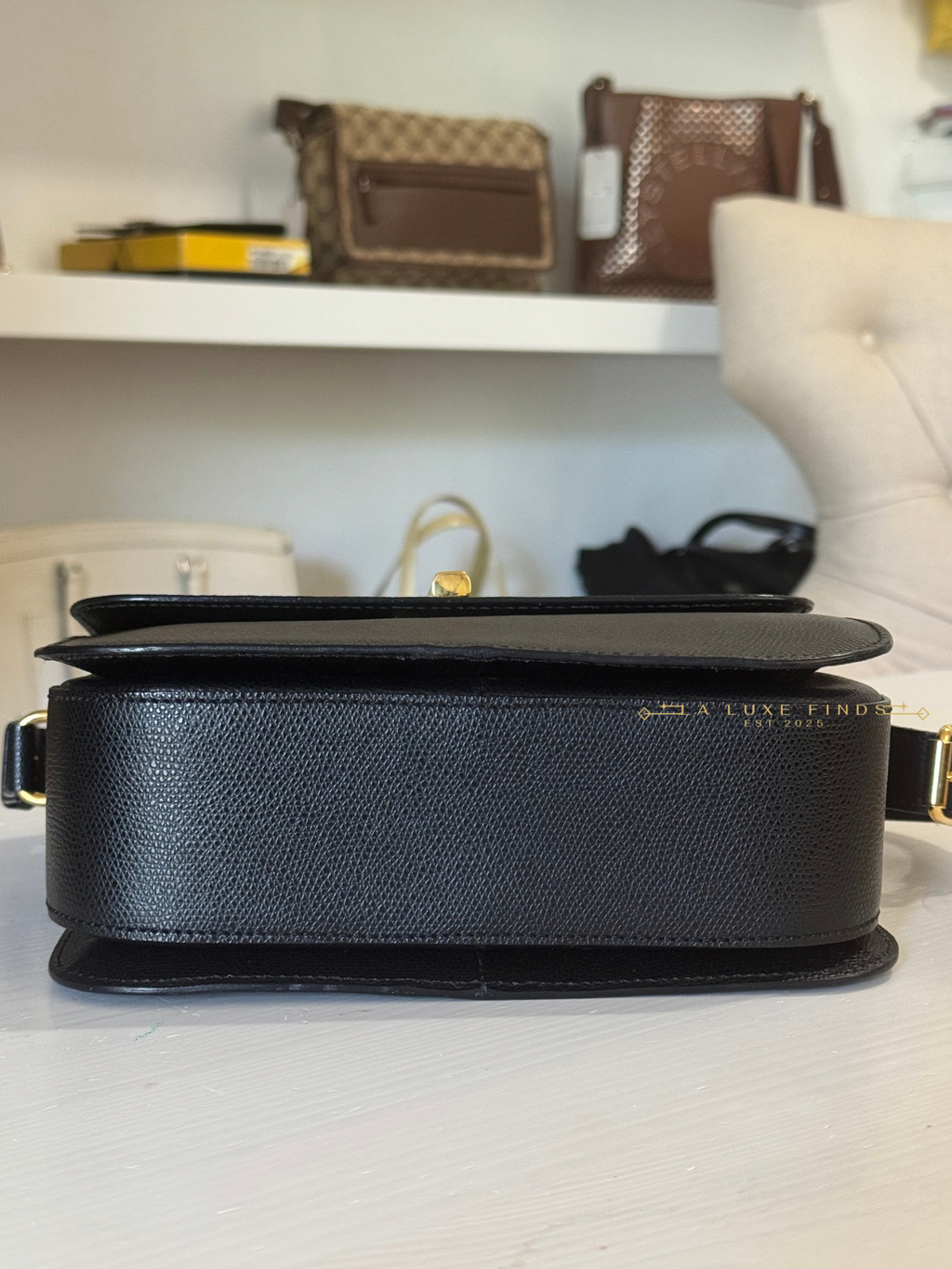 CELINE Twistlock Shoulder Bag
