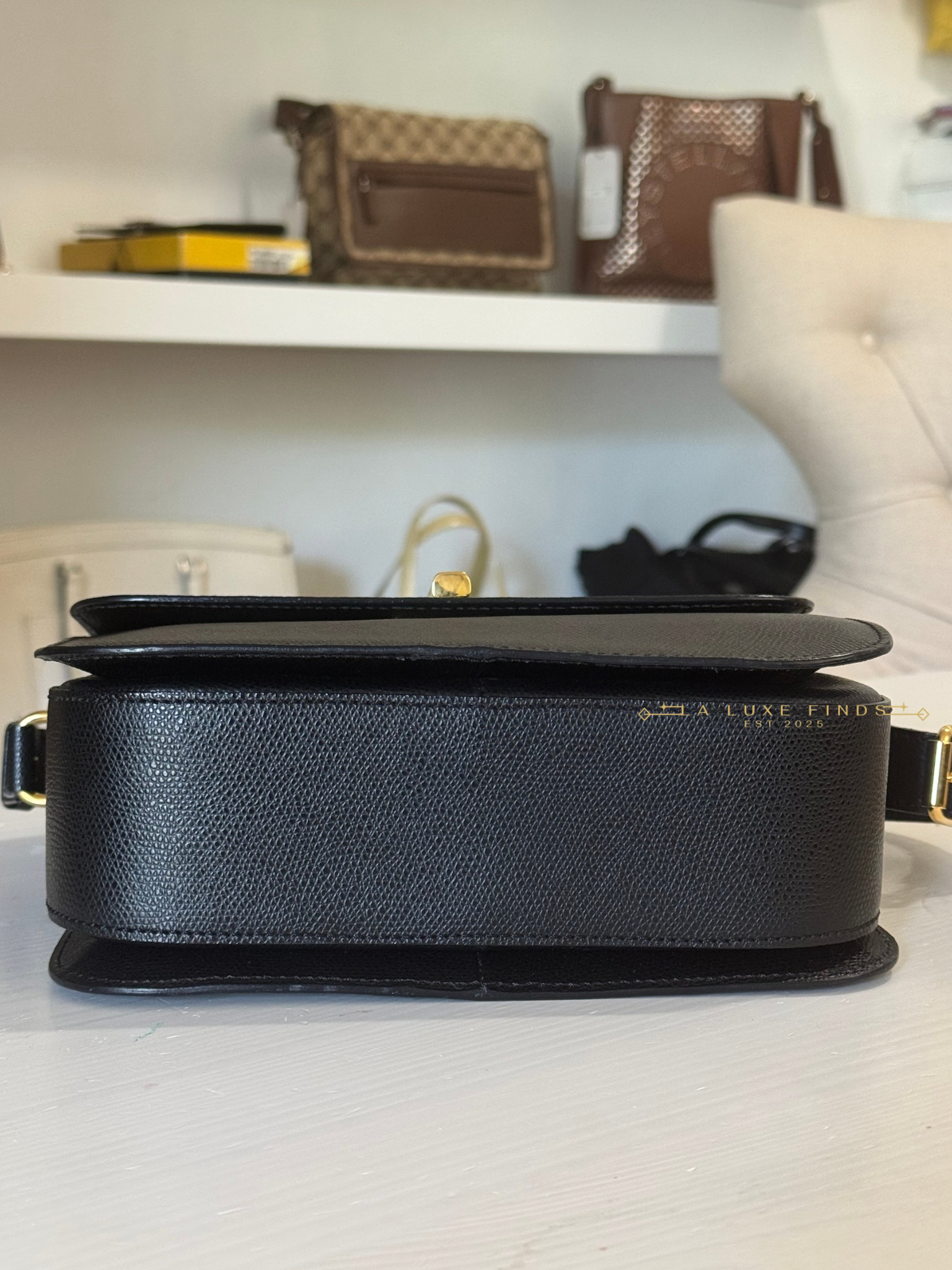 CELINE Twistlock Shoulder Bag