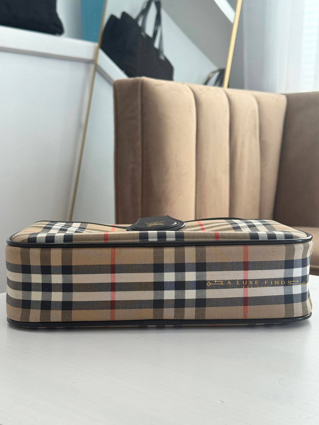 BURBERRY Nova Check Shoulder Bag