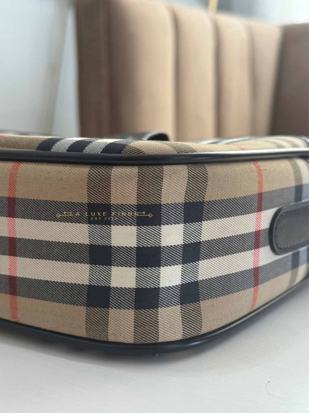 BURBERRY Nova Check Shoulder Bag