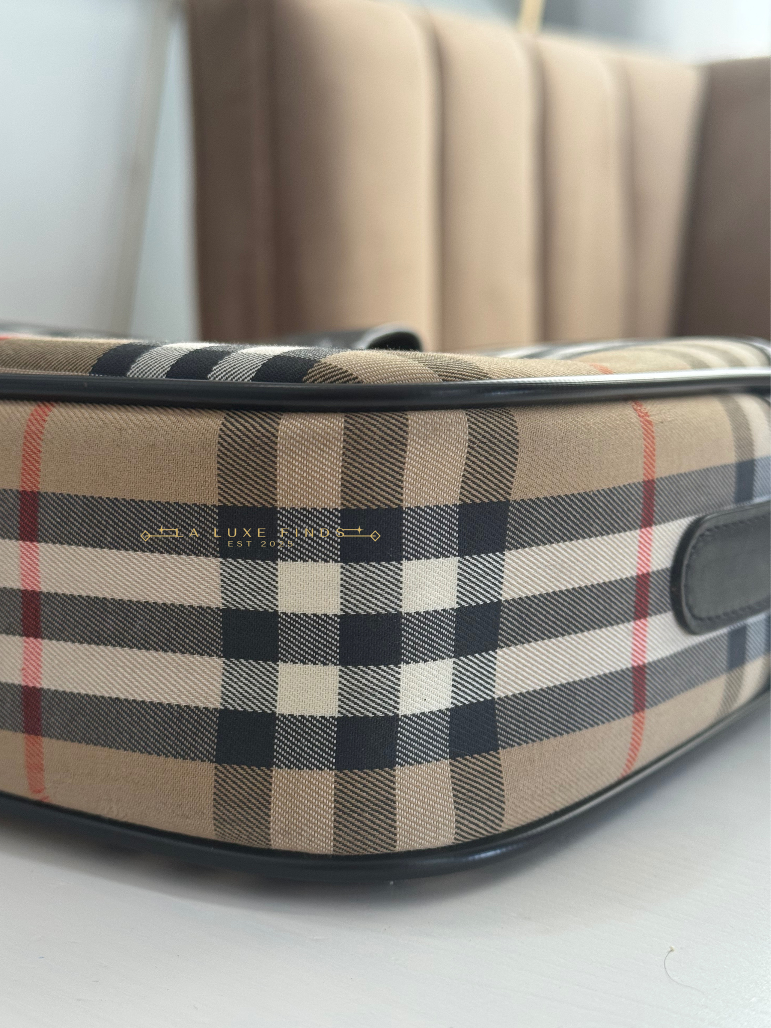 BURBERRY Nova Check Shoulder Bag