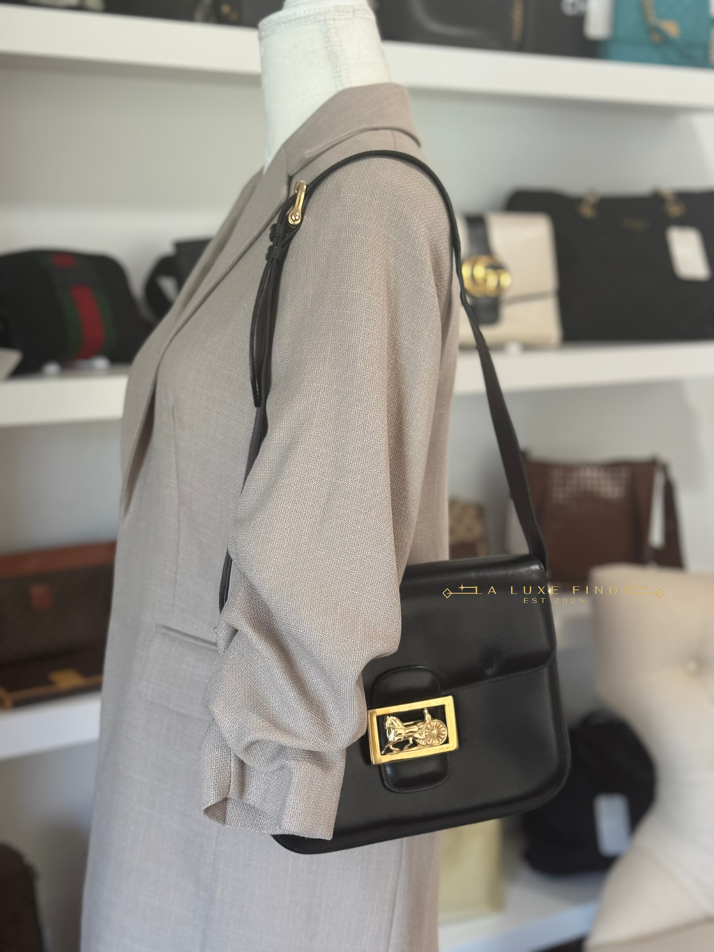 CELINE Horse Carriage Shoulder Bag