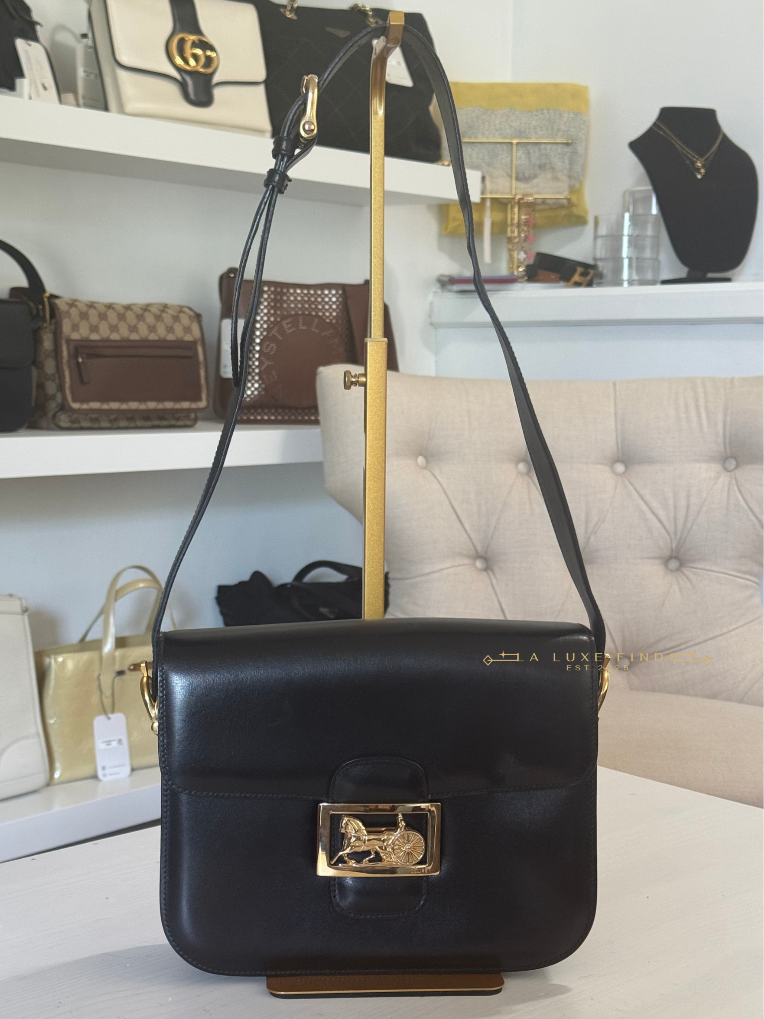 CELINE Horse Carriage Shoulder Bag