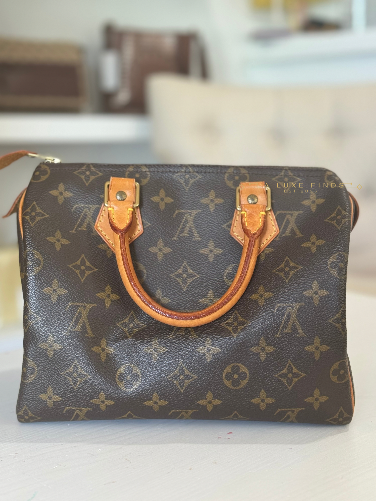 LOUIS VUITTON 1998 Monogram Speedy 25