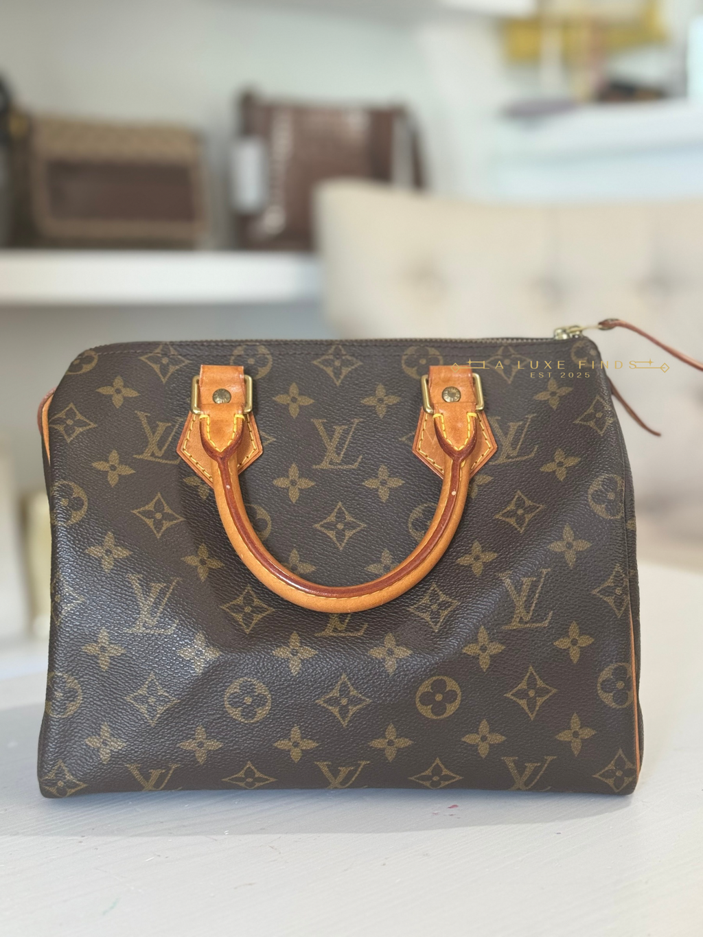 LOUIS VUITTON 1998 Monogram Speedy 25