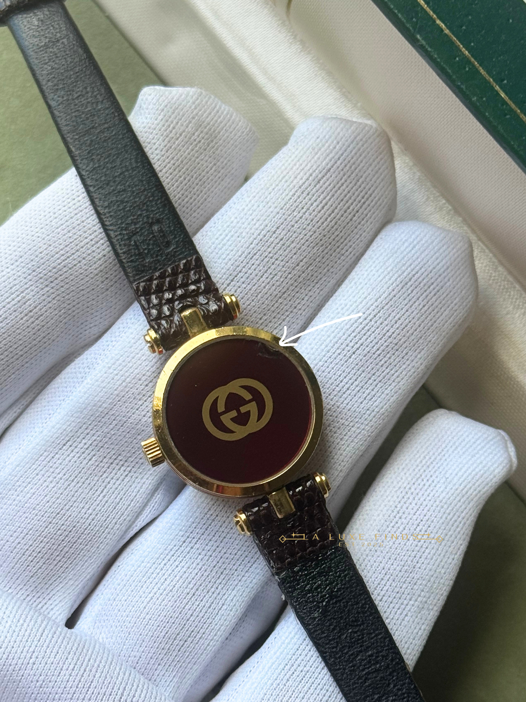 GUCCI 22mm Stack Women’s Watch