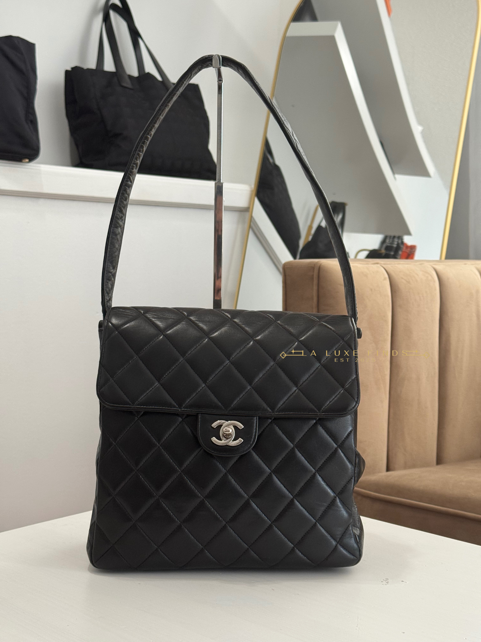 CHANEL Vintage Double Sided Shoulder Bag